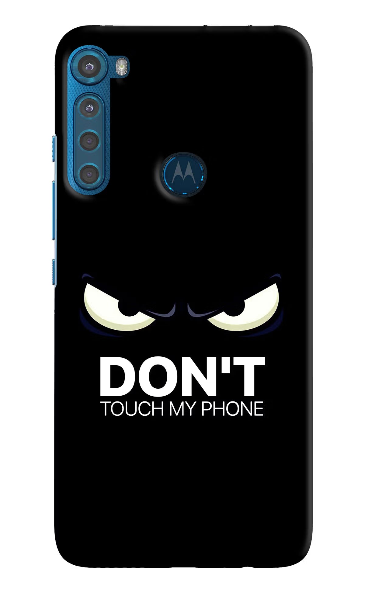 Don'T Touch My Phone Motorola One Fusion Plus Back Cover - Don'T Touch My Phone Motorola One Fusion Plus Hard Case Back Cover by Casekaro Don'T Touch My Phone Motorola One Fusion Plus Hard Case Back Cover by Casekaro