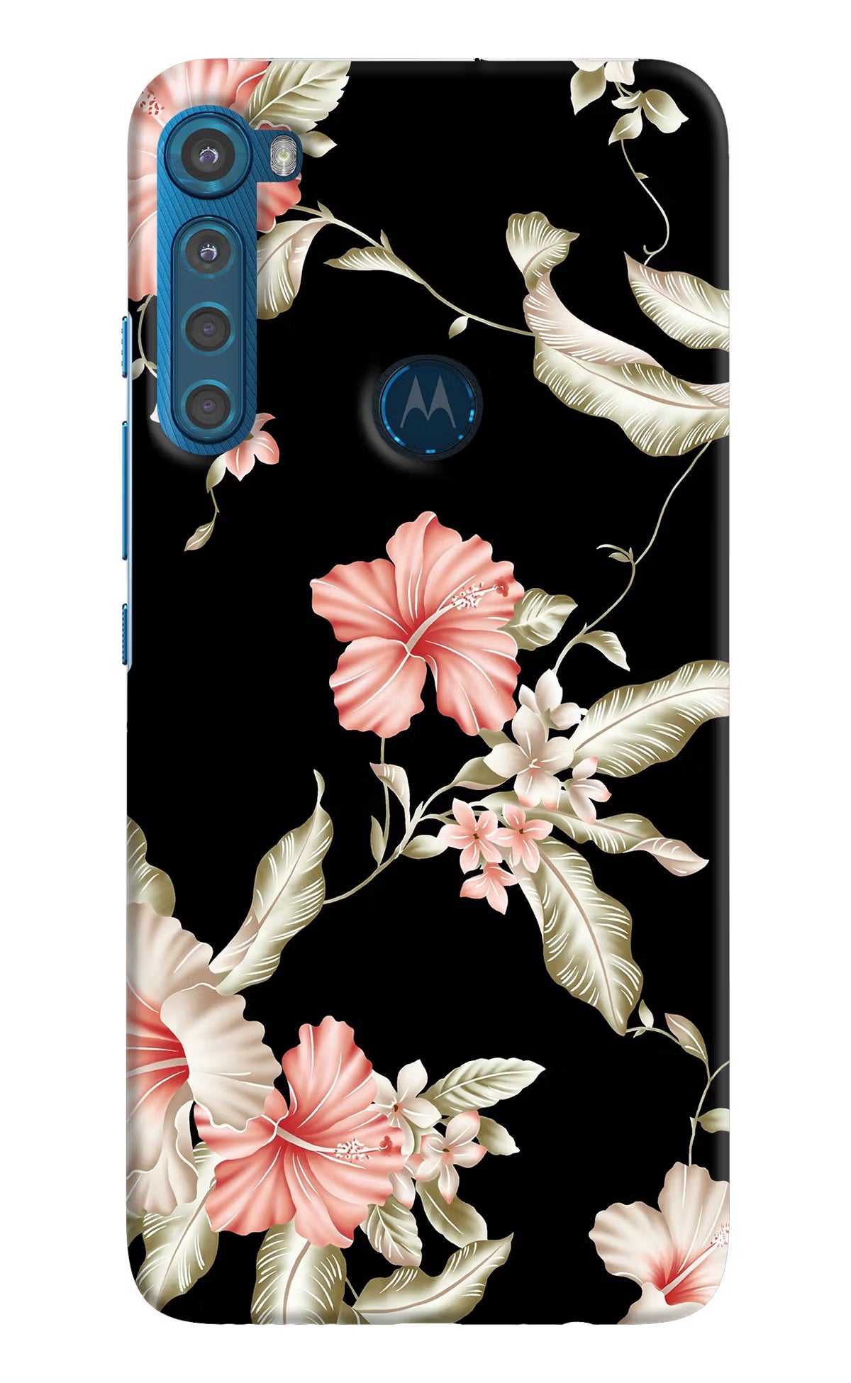 Flowers Motorola One Fusion Plus Back Cover - Flowers Motorola One Fusion Plus Hard Case Back Cover by Casekaro Flowers Motorola One Fusion Plus Hard Case Back Cover by Casekaro