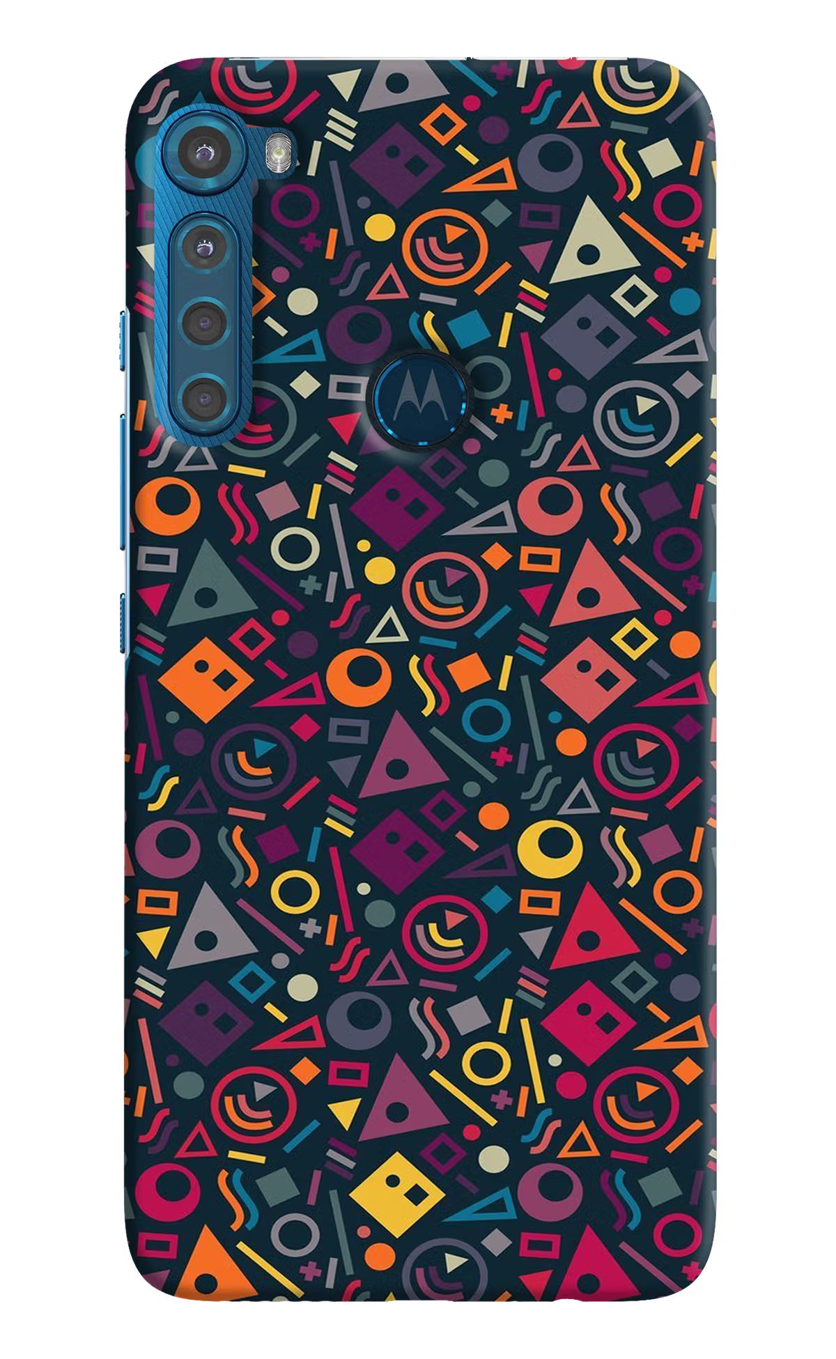 Geometric Abstract Motorola One Fusion Plus Back Cover - Geometric Abstract Motorola One Fusion Plus Hard Case Back Cover by Casekaro Geometric Abstract Motorola One Fusion Plus Hard Case Back Cover by Casekaro