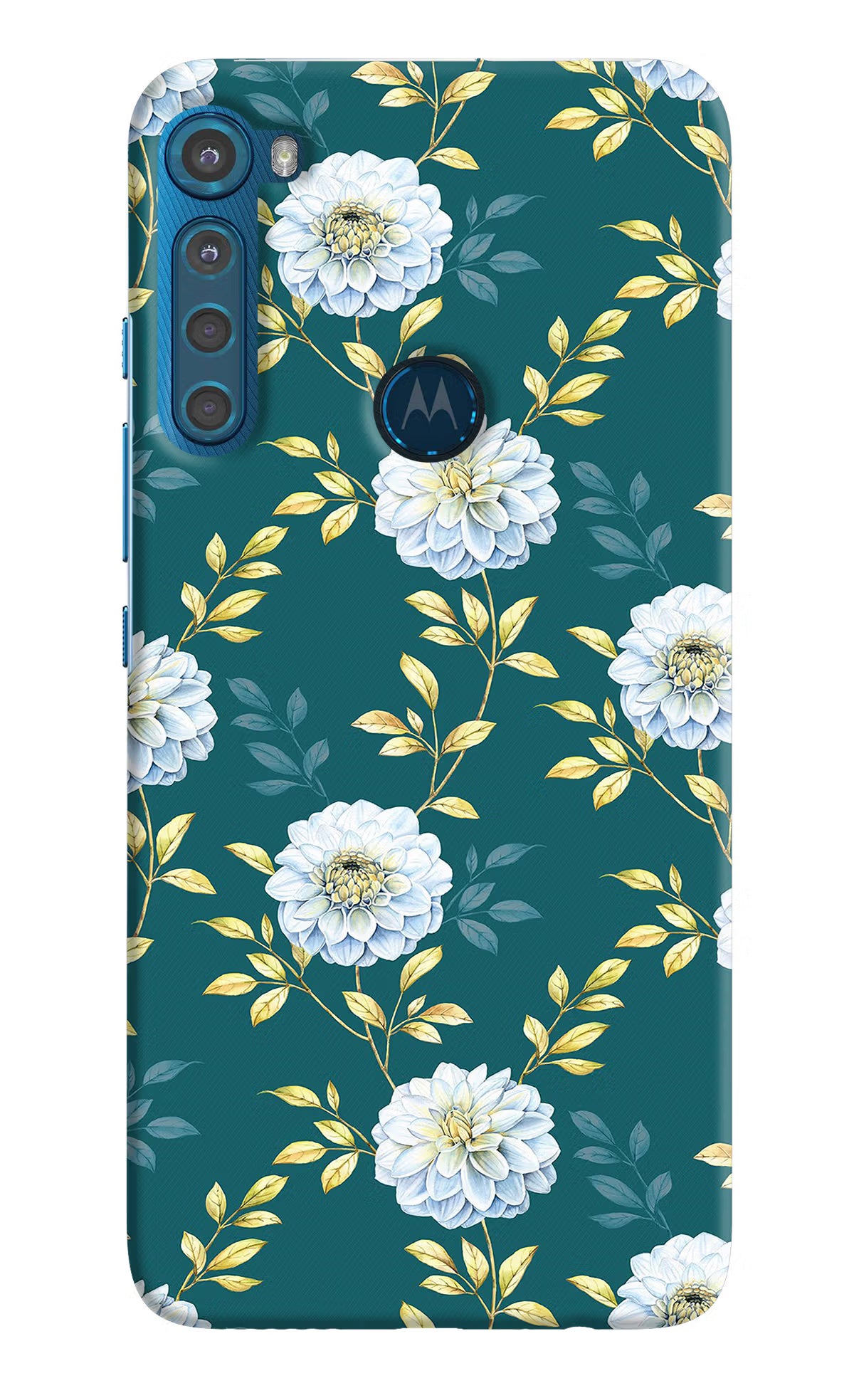 Flowers Motorola One Fusion Plus Back Cover - Flowers Motorola One Fusion Plus Hard Case Back Cover by Casekaro Flowers Motorola One Fusion Plus Hard Case Back Cover by Casekaro