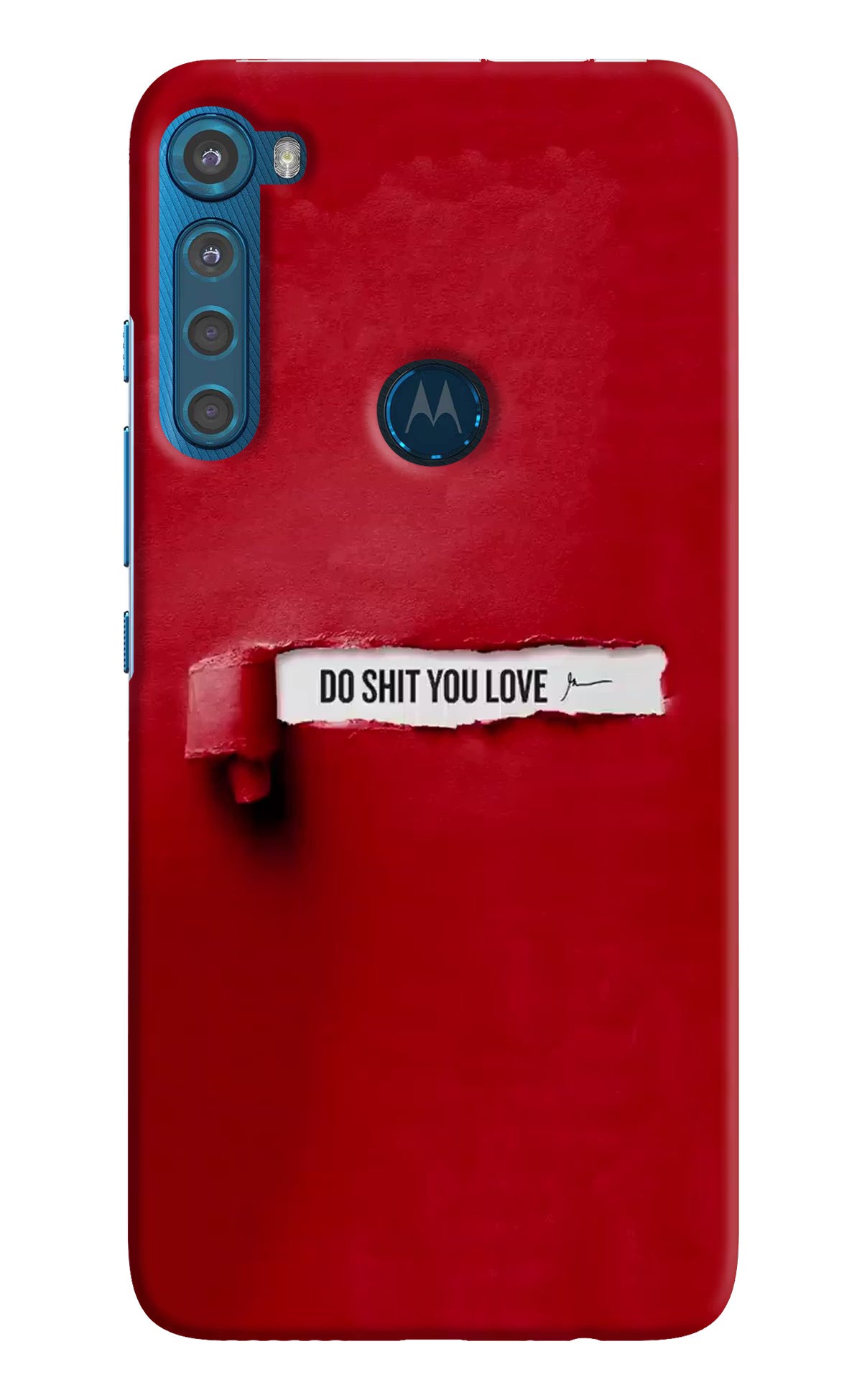 Do Shit You Love Motorola One Fusion Plus Back Cover - Do Shit You Love Motorola One Fusion Plus Hard Case Back Cover by Casekaro Do Shit You Love Motorola One Fusion Plus Hard Case Back Cover by Casekaro