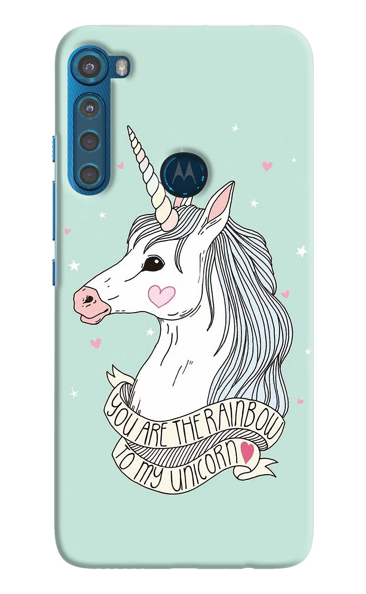 Unicorn Wallpaper Motorola One Fusion Plus Back Cover - Unicorn Wallpaper Motorola One Fusion Plus Hard Case Back Cover by Casekaro Unicorn Wallpaper Motorola One Fusion Plus Hard Case Back Cover by Casekaro