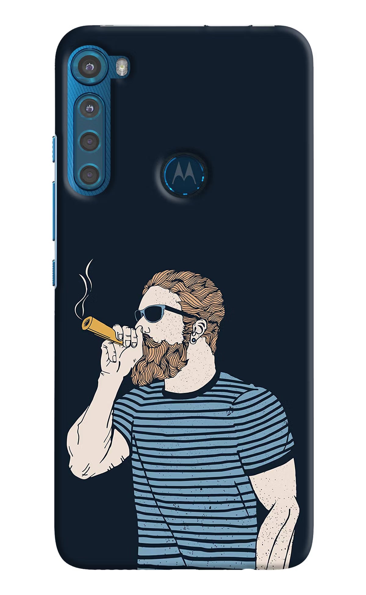 Smoking Motorola One Fusion Plus Back Cover - Smoking Motorola One Fusion Plus Hard Case Back Cover by Casekaro Smoking Motorola One Fusion Plus Hard Case Back Cover by Casekaro