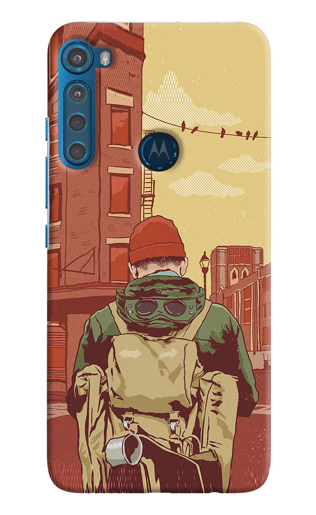 Adventurous Motorola One Fusion Plus Back Cover - Adventurous Motorola One Fusion Plus Hard Case Back Cover by Casekaro Adventurous Motorola One Fusion Plus Hard Case Back Cover by Casekaro
