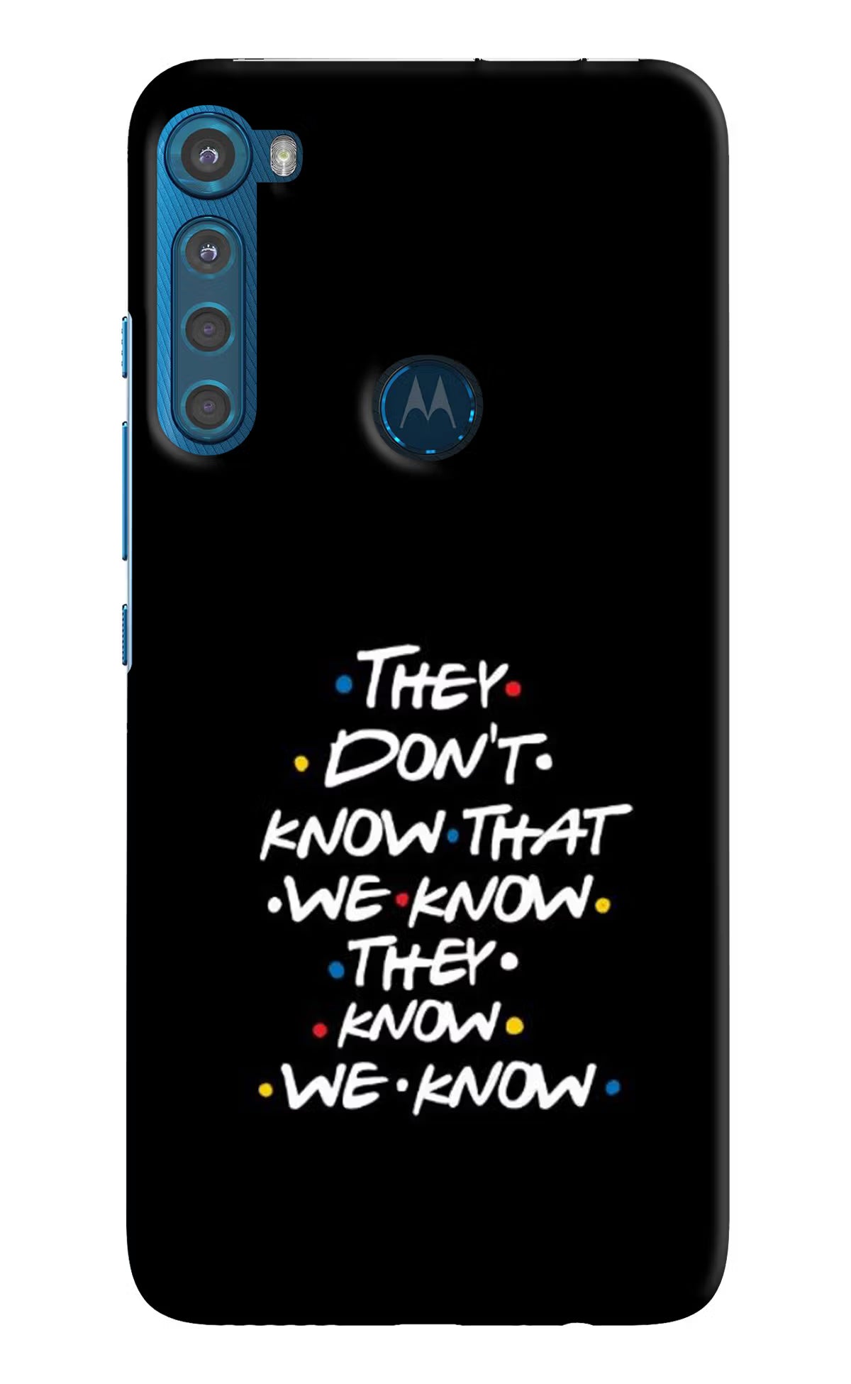 FRIENDS Dialogue Motorola One Fusion Plus Back Cover - FRIENDS Dialogue Motorola One Fusion Plus Hard Case Back Cover by Casekaro FRIENDS Dialogue Motorola One Fusion Plus Hard Case Back Cover by Casekaro