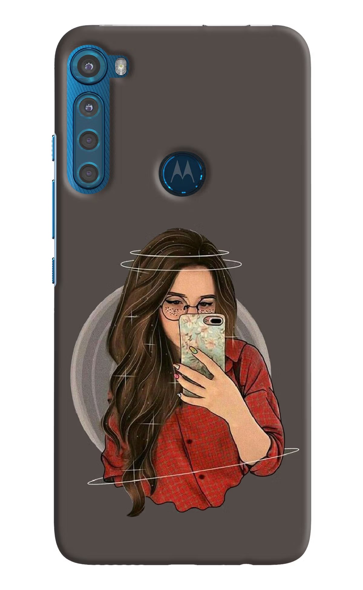Selfie Queen Motorola One Fusion Plus Back Cover - Selfie Queen Motorola One Fusion Plus Hard Case Back Cover by Casekaro Selfie Queen Motorola One Fusion Plus Hard Case Back Cover by Casekaro