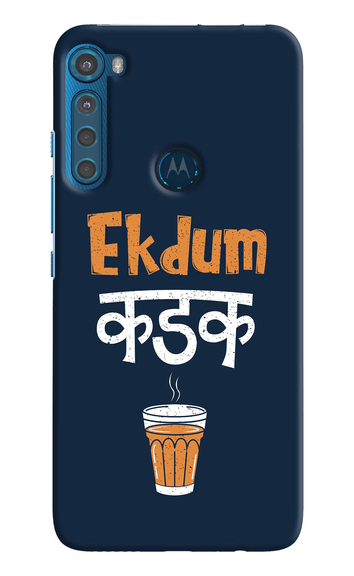 Ekdum Kadak Chai Motorola One Fusion Plus Back Cover - Ekdum Kadak Chai Motorola One Fusion Plus Hard Case Back Cover by Casekaro Ekdum Kadak Chai Motorola One Fusion Plus Hard Case Back Cover by Casekaro