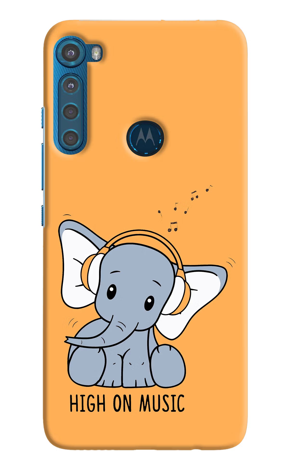 High On Music Motorola One Fusion Plus Back Cover - High On Music Motorola One Fusion Plus Hard Case Back Cover by Casekaro High On Music Motorola One Fusion Plus Hard Case Back Cover by Casekaro