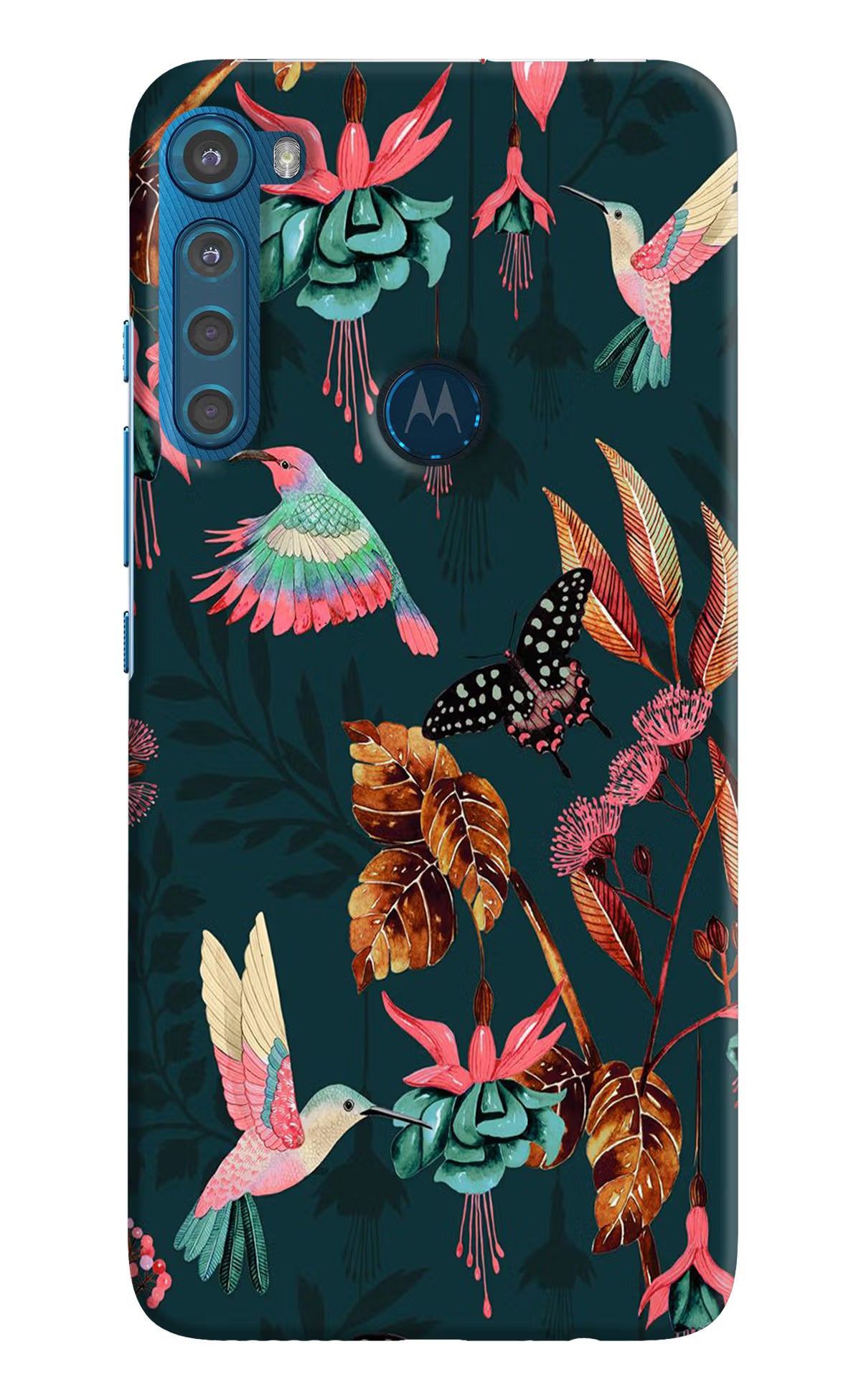Birds Motorola One Fusion Plus Back Cover - Birds Motorola One Fusion Plus Hard Case Back Cover by Casekaro Birds Motorola One Fusion Plus Hard Case Back Cover by Casekaro