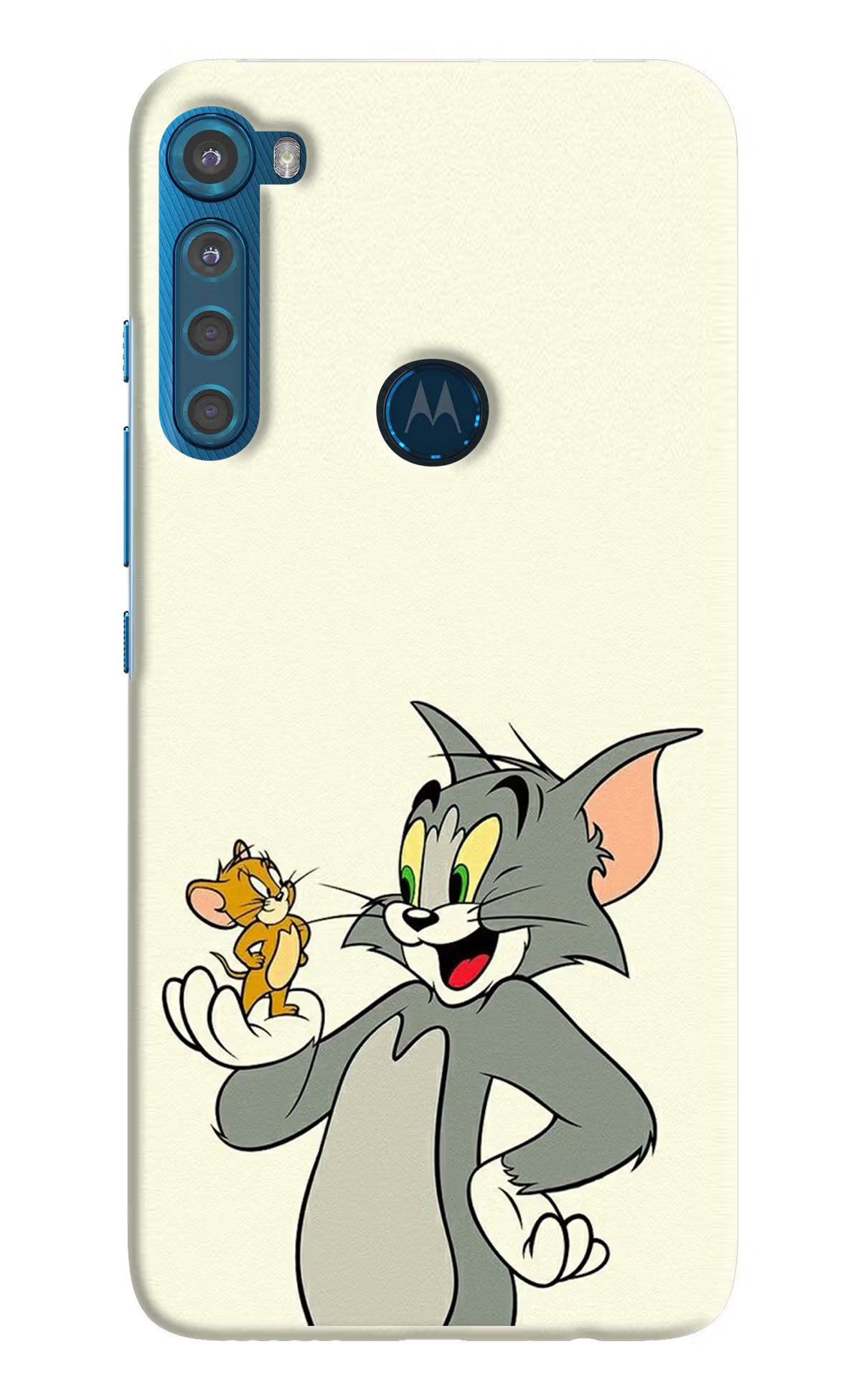 Tom & Jerry Motorola One Fusion Plus Back Cover - Tom & Jerry Motorola One Fusion Plus Hard Case Back Cover by Casekaro Tom & Jerry Motorola One Fusion Plus Hard Case Back Cover by Casekaro