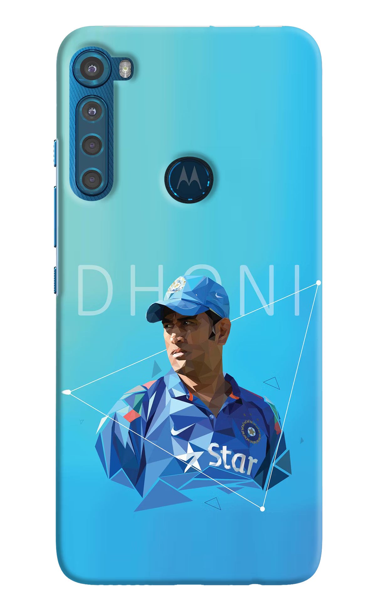 Dhoni Artwork Motorola One Fusion Plus Back Cover - Dhoni Artwork Motorola One Fusion Plus Hard Case Back Cover by Casekaro Dhoni Artwork Motorola One Fusion Plus Hard Case Back Cover by Casekaro