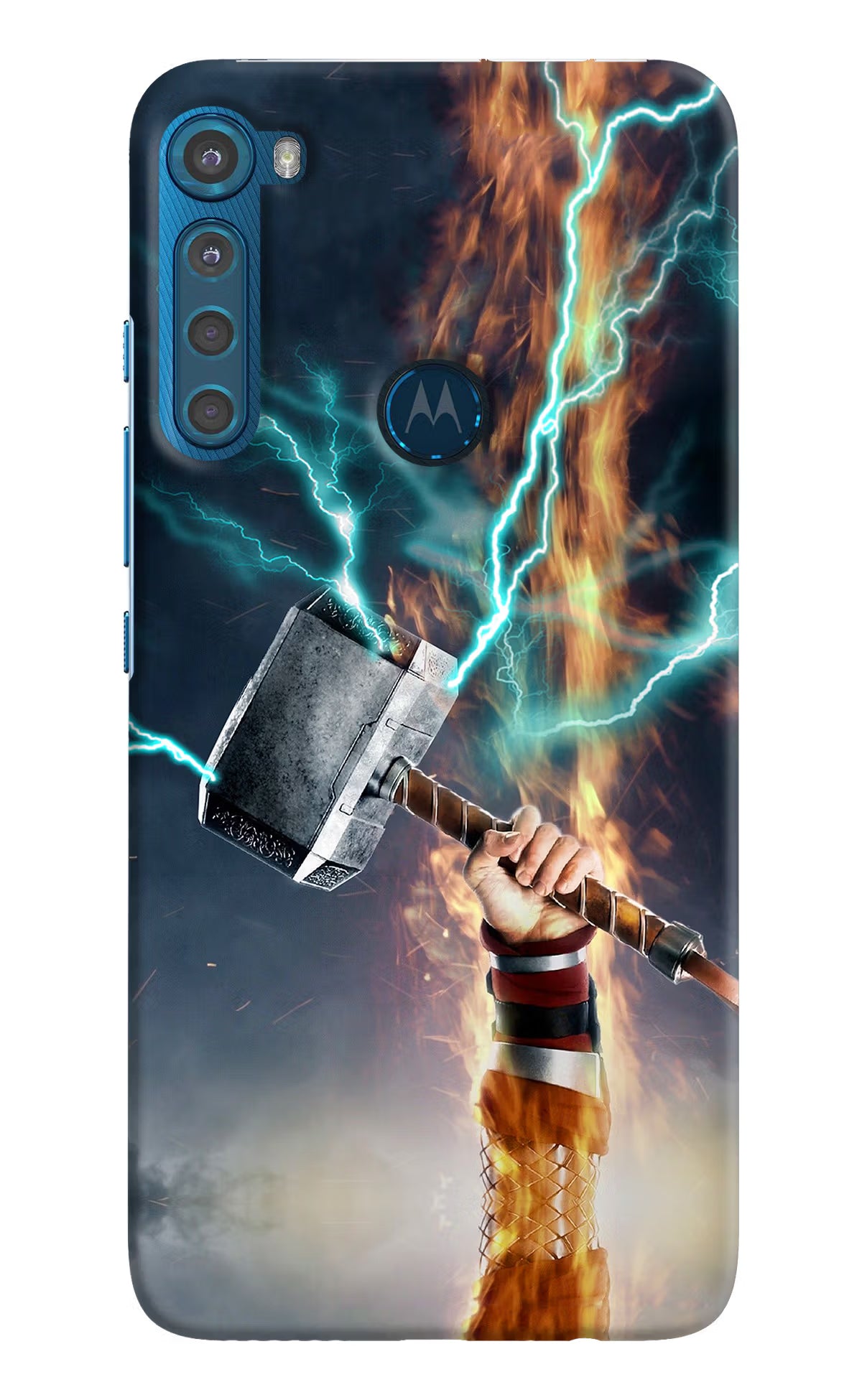 Thor Hammer Mjolnir Motorola One Fusion Plus Back Cover - Thor Hammer Mjolnir Motorola One Fusion Plus Hard Case Back Cover by Casekaro Thor Hammer Mjolnir Motorola One Fusion Plus Hard Case Back Cover by Casekaro