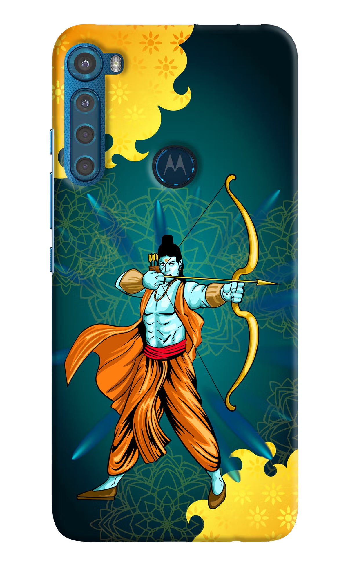Lord Ram - 6 Motorola One Fusion Plus Back Cover - Lord Ram - 6 Motorola One Fusion Plus Hard Case Back Cover by Casekaro Lord Ram - 6 Motorola One Fusion Plus Hard Case Back Cover by Casekaro