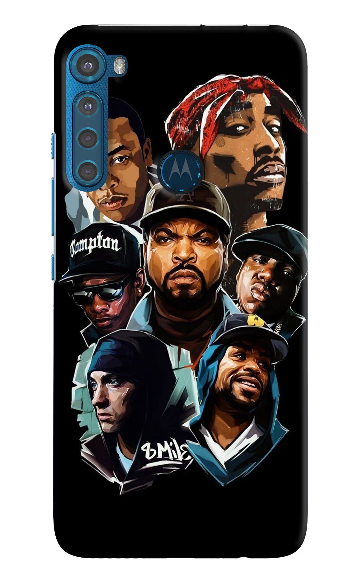 Rappers Motorola One Fusion Plus Back Cover - Rappers Motorola One Fusion Plus Hard Case Back Cover by Casekaro Rappers Motorola One Fusion Plus Hard Case Back Cover by Casekaro