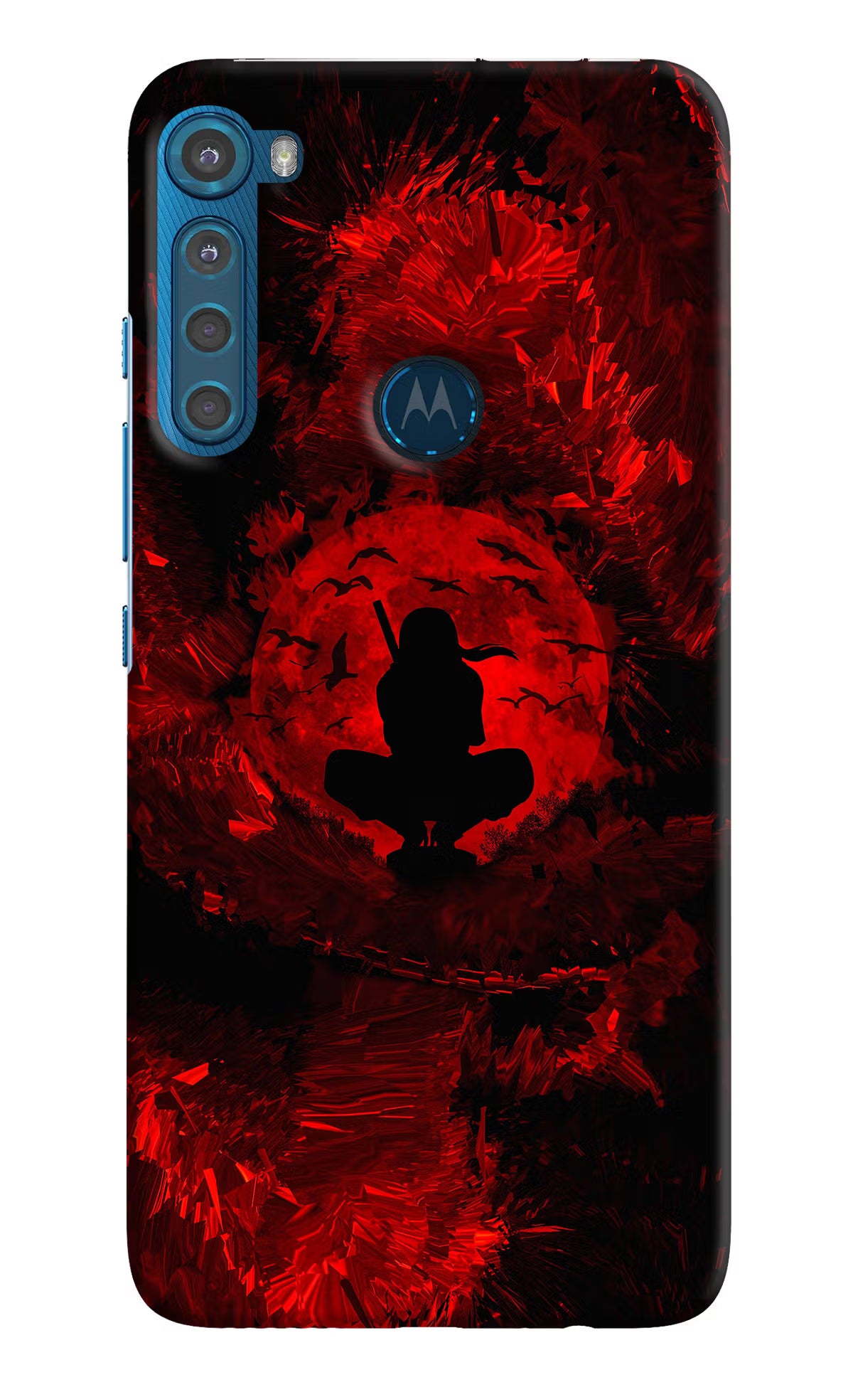 Itachi Uchiha Motorola One Fusion Plus Back Cover - Itachi Uchiha Motorola One Fusion Plus Hard Case Back Cover by Casekaro Itachi Uchiha Motorola One Fusion Plus Hard Case Back Cover by Casekaro