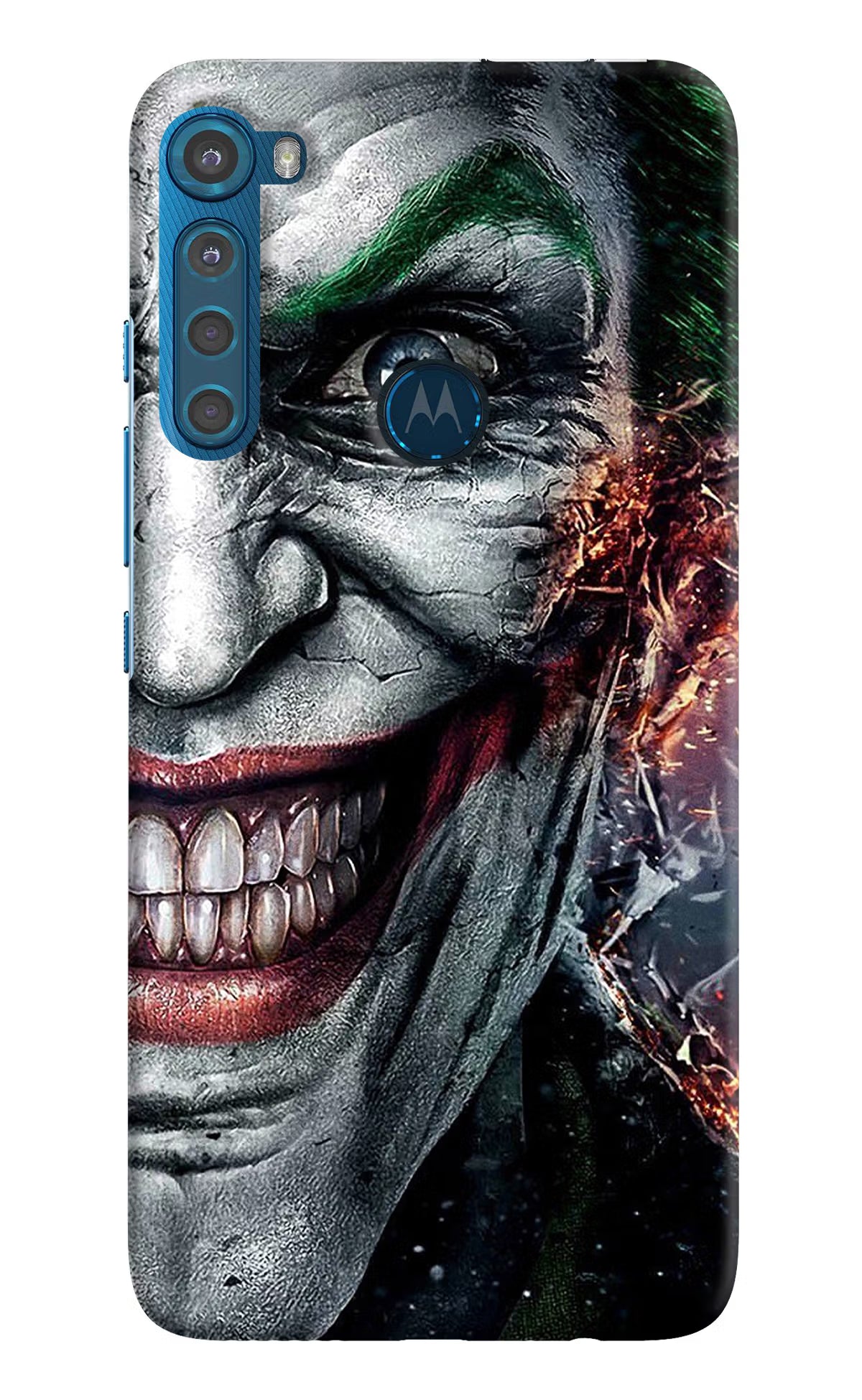 Joker Cam Motorola One Fusion Plus Back Cover - Joker Cam Motorola One Fusion Plus Hard Case Back Cover by Casekaro Joker Cam Motorola One Fusion Plus Hard Case Back Cover by Casekaro