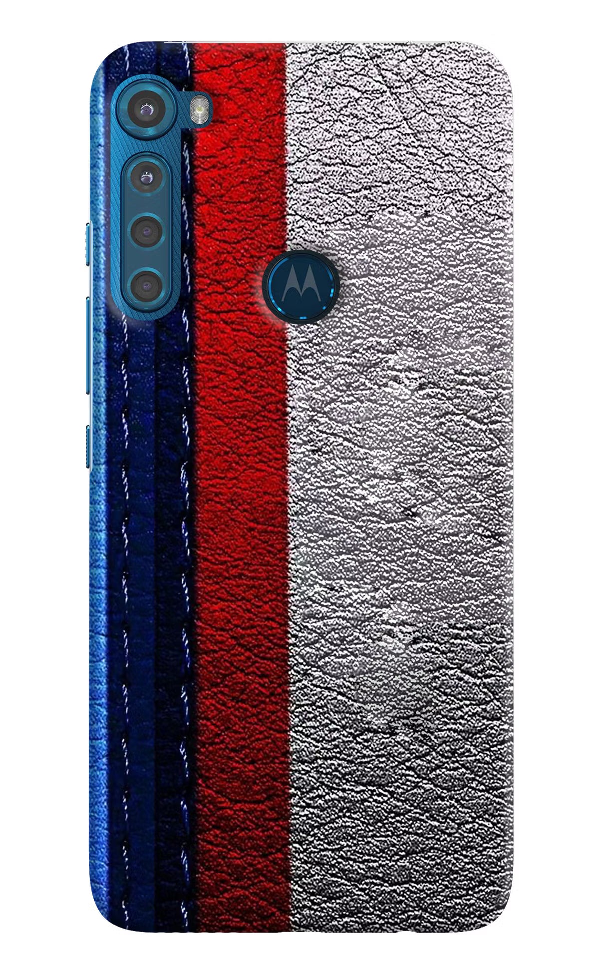 BMW Stripes Motorola One Fusion Plus Back Cover - BMW Stripes Motorola One Fusion Plus Hard Case Back Cover by Casekaro BMW Stripes Motorola One Fusion Plus Hard Case Back Cover by Casekaro
