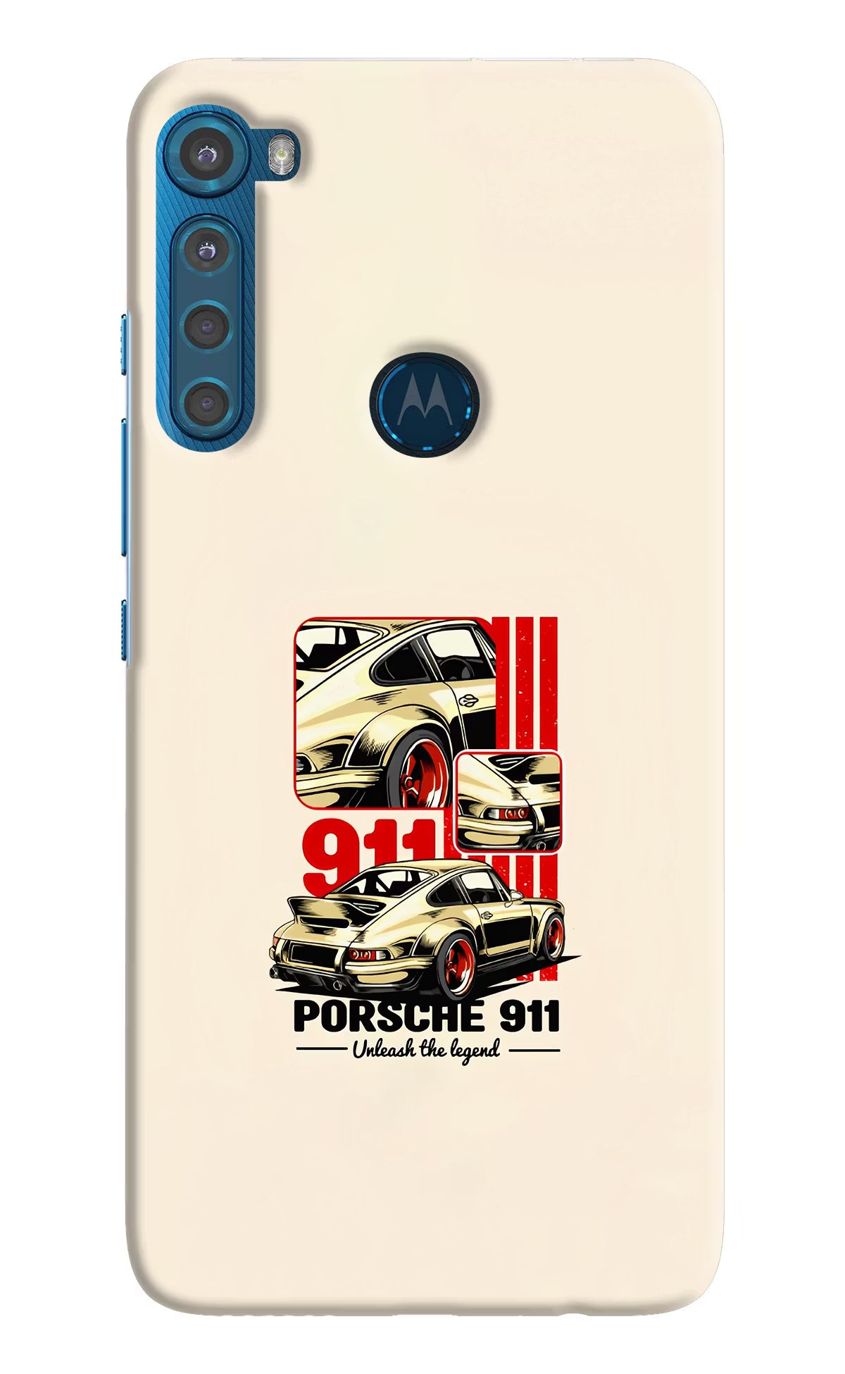 Classic Porsche 911 Motorola One Fusion Plus Back Cover - Classic Porsche 911 Motorola One Fusion Plus Hard Case Back Cover by Casekaro Classic Porsche 911 Motorola One Fusion Plus Hard Case Back Cover by Casekaro