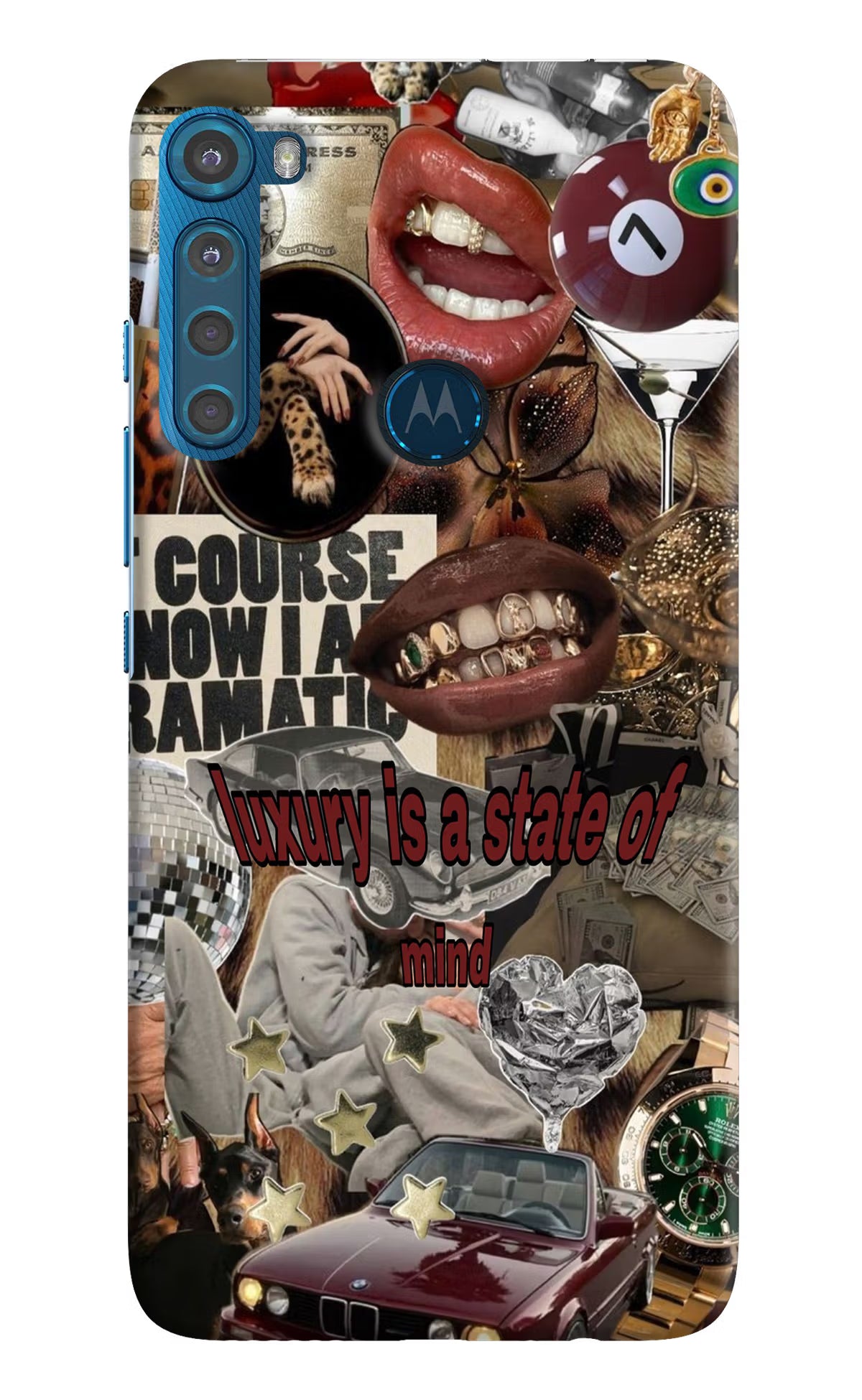 Luxury Motorola One Fusion Plus Back Cover - Luxury Motorola One Fusion Plus Hard Case Back Cover by Casekaro Luxury Motorola One Fusion Plus Hard Case Back Cover by Casekaro