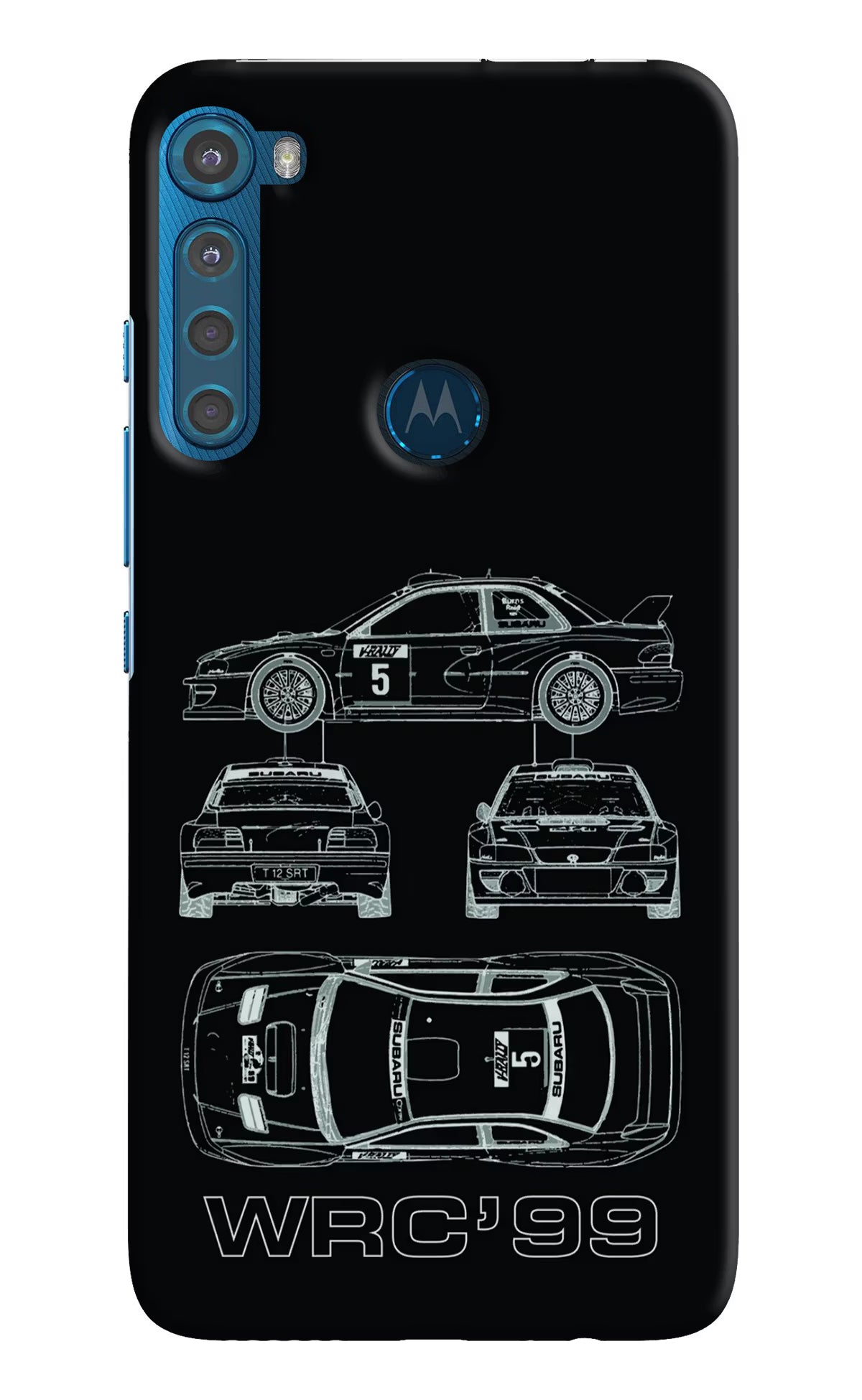 WRC'99 Motorola One Fusion Plus Back Cover - WRC'99 Motorola One Fusion Plus Hard Case Back Cover by Casekaro WRC'99 Motorola One Fusion Plus Hard Case Back Cover by Casekaro