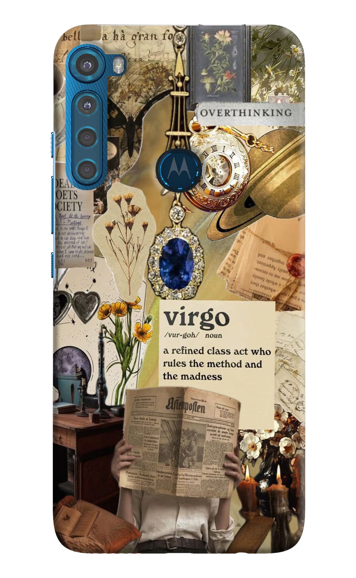 Virgo Zodiac Motorola One Fusion Plus Back Cover - Virgo Zodiac Motorola One Fusion Plus Hard Case Back Cover by Casekaro Virgo Zodiac Motorola One Fusion Plus Hard Case Back Cover by Casekaro