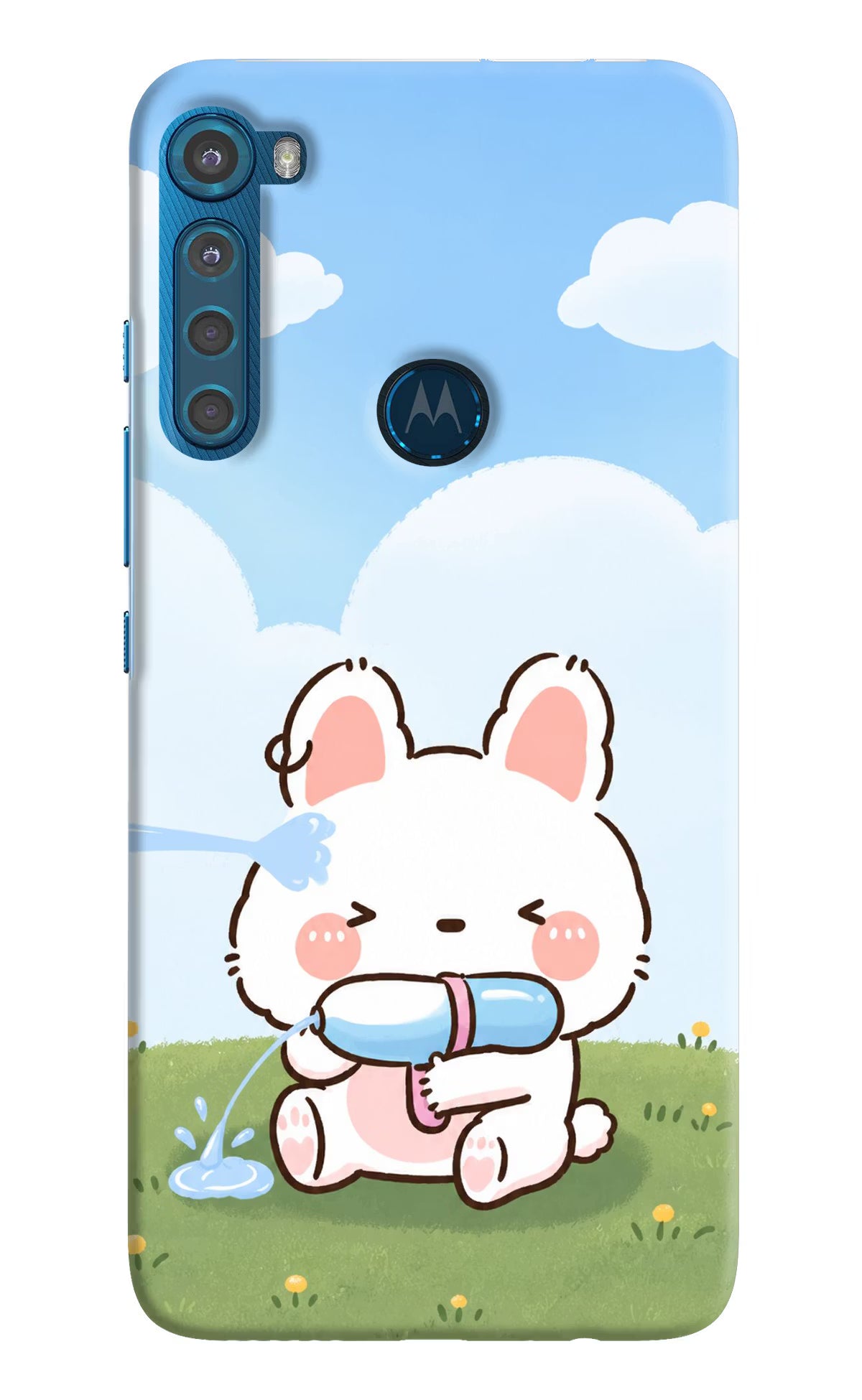 Bunny Treat Motorola One Fusion Plus Back Cover - Bunny Treat Motorola One Fusion Plus Back Cover Bunny Treat Motorola One Fusion Plus Back Cover