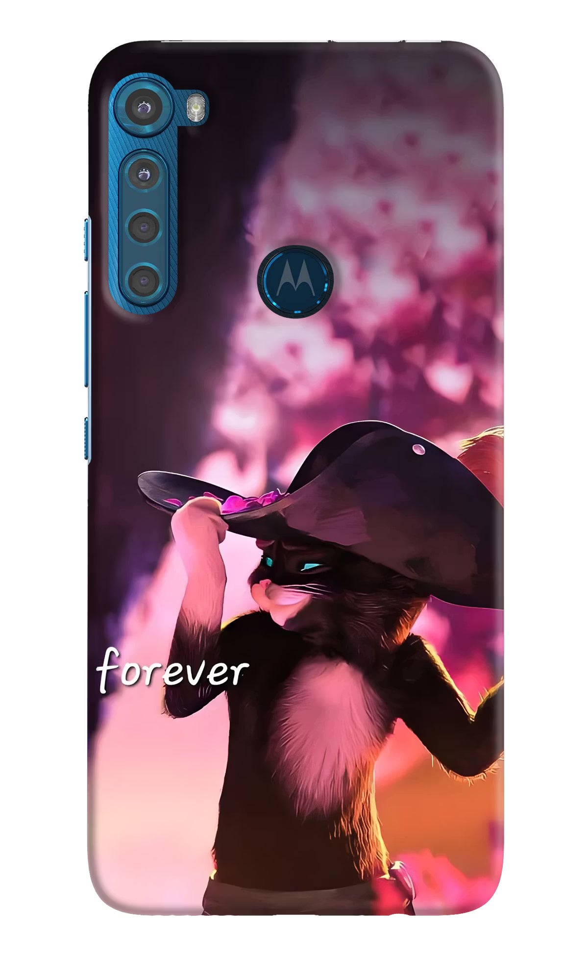 Forever Cat Motorola One Fusion Plus Back Cover - Forever Cat Motorola One Fusion Plus Back Cover Forever Cat Motorola One Fusion Plus Back Cover