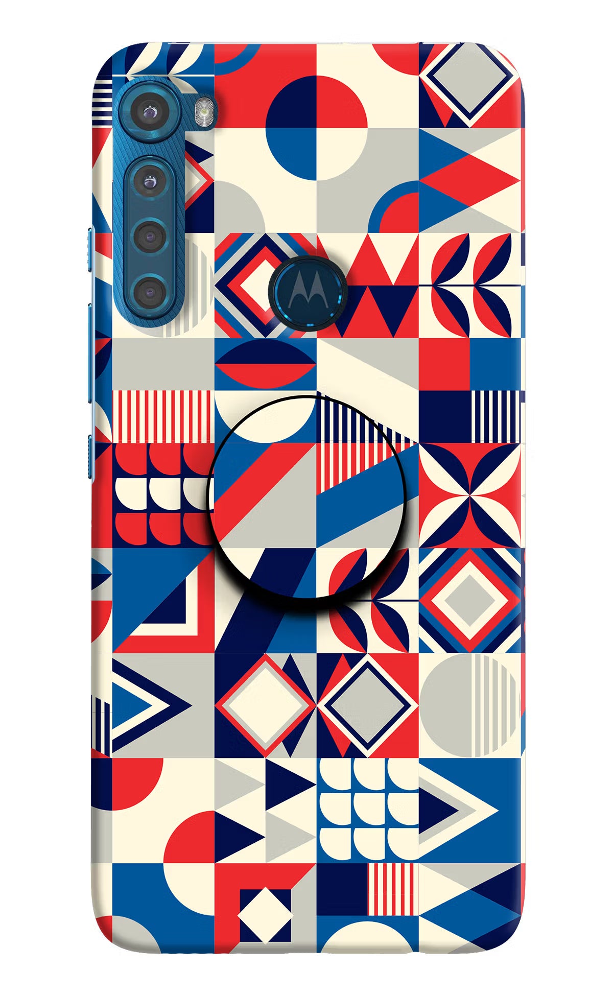 Colorful Pattern Motorola One Fusion Plus Pop Case - Colorful Pattern Motorola One Fusion Plus Pop Case by Casekaro Colorful Pattern Motorola One Fusion Plus Pop Case by Casekaro