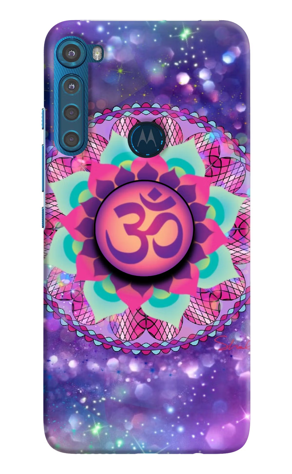 Om Purple Motorola One Fusion Plus Pop Case - Om Purple Motorola One Fusion Plus Pop Case by Casekaro Om Purple Motorola One Fusion Plus Pop Case by Casekaro