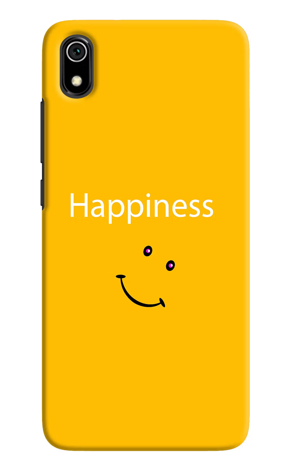 Happiness With Smiley Redmi 7A Back Cover - Happiness With Smiley Redmi 7A Hard Case Back Cover by Casekaro Happiness With Smiley Redmi 7A Hard Case Back Cover by Casekaro