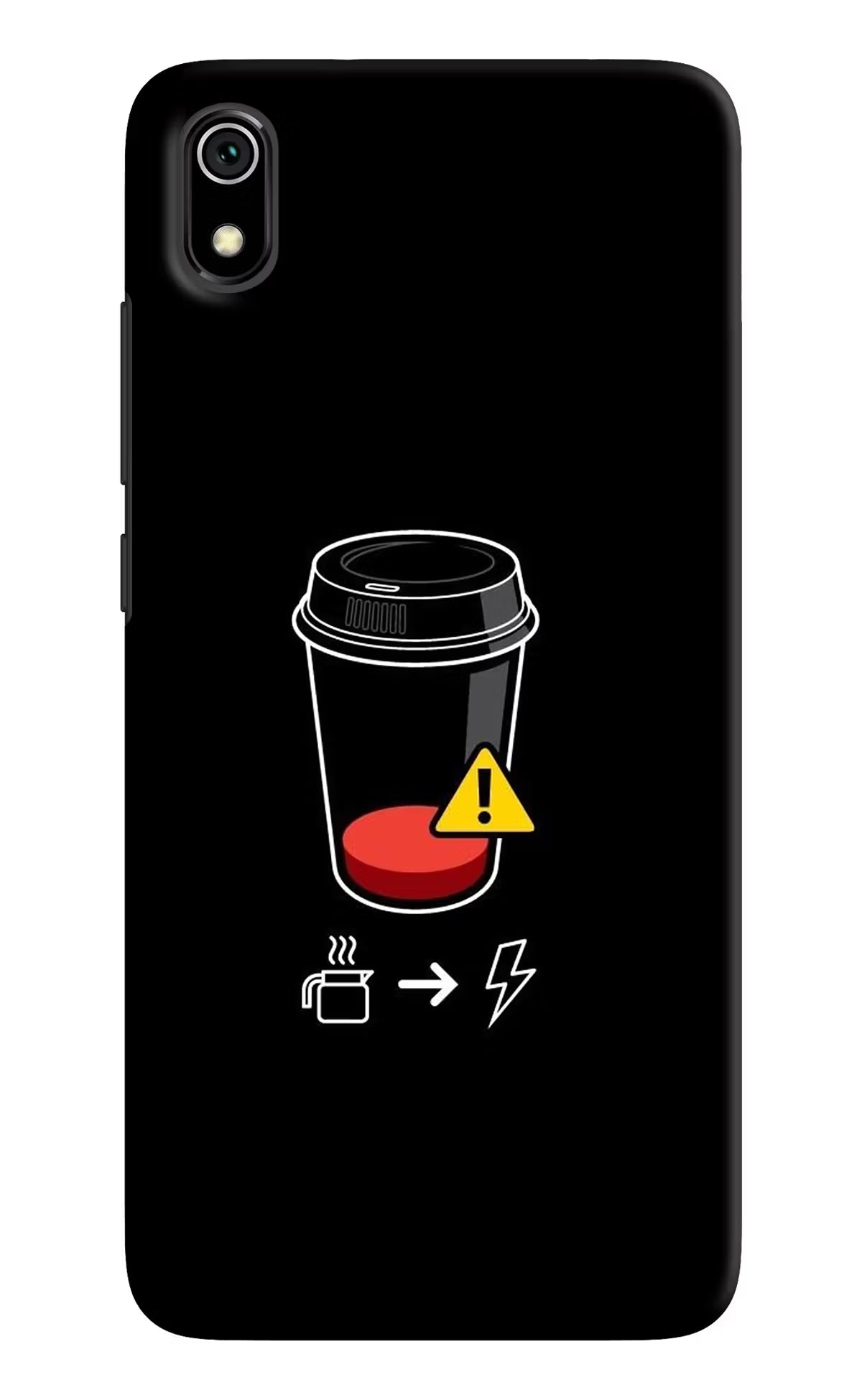 Coffee Redmi 7A Back Cover - Coffee Redmi 7A Hard Case Back Cover by Casekaro Coffee Redmi 7A Hard Case Back Cover by Casekaro