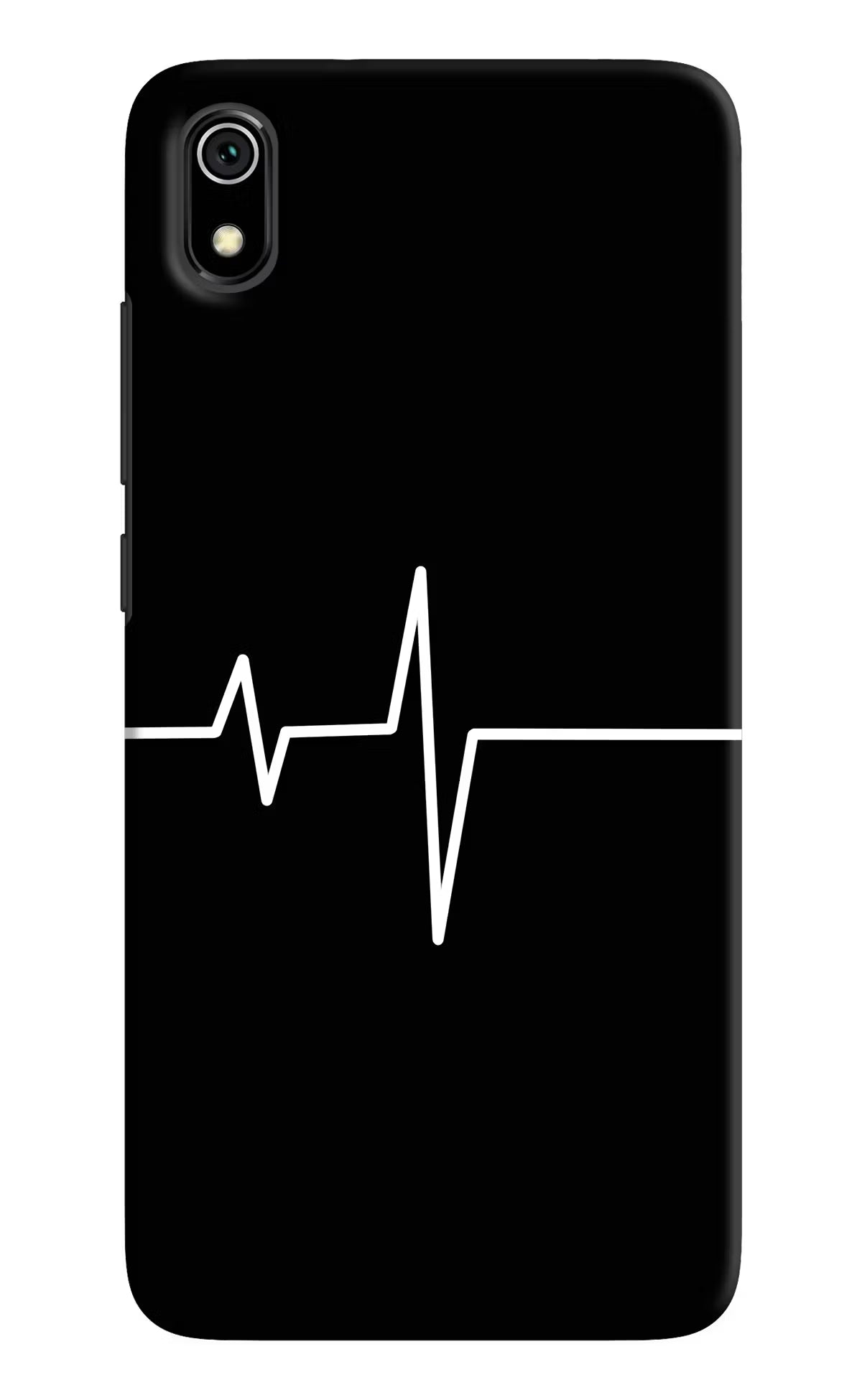 Heart Beats Redmi 7A Back Cover - Heart Beats Redmi 7A Hard Case Back Cover by Casekaro Heart Beats Redmi 7A Hard Case Back Cover by Casekaro