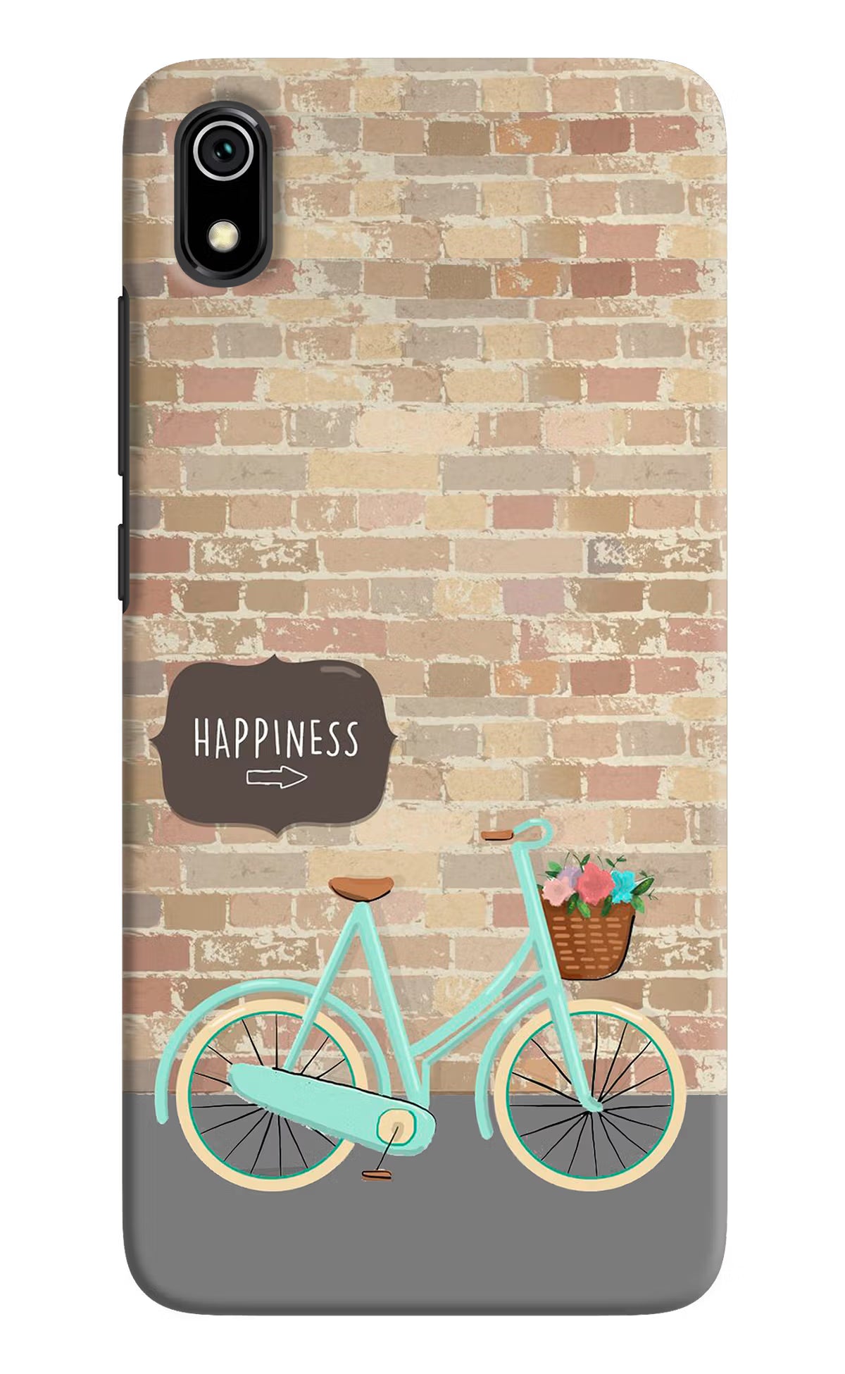Happiness Artwork Redmi 7A Back Cover - Happiness Artwork Redmi 7A Hard Case Back Cover by Casekaro Happiness Artwork Redmi 7A Hard Case Back Cover by Casekaro