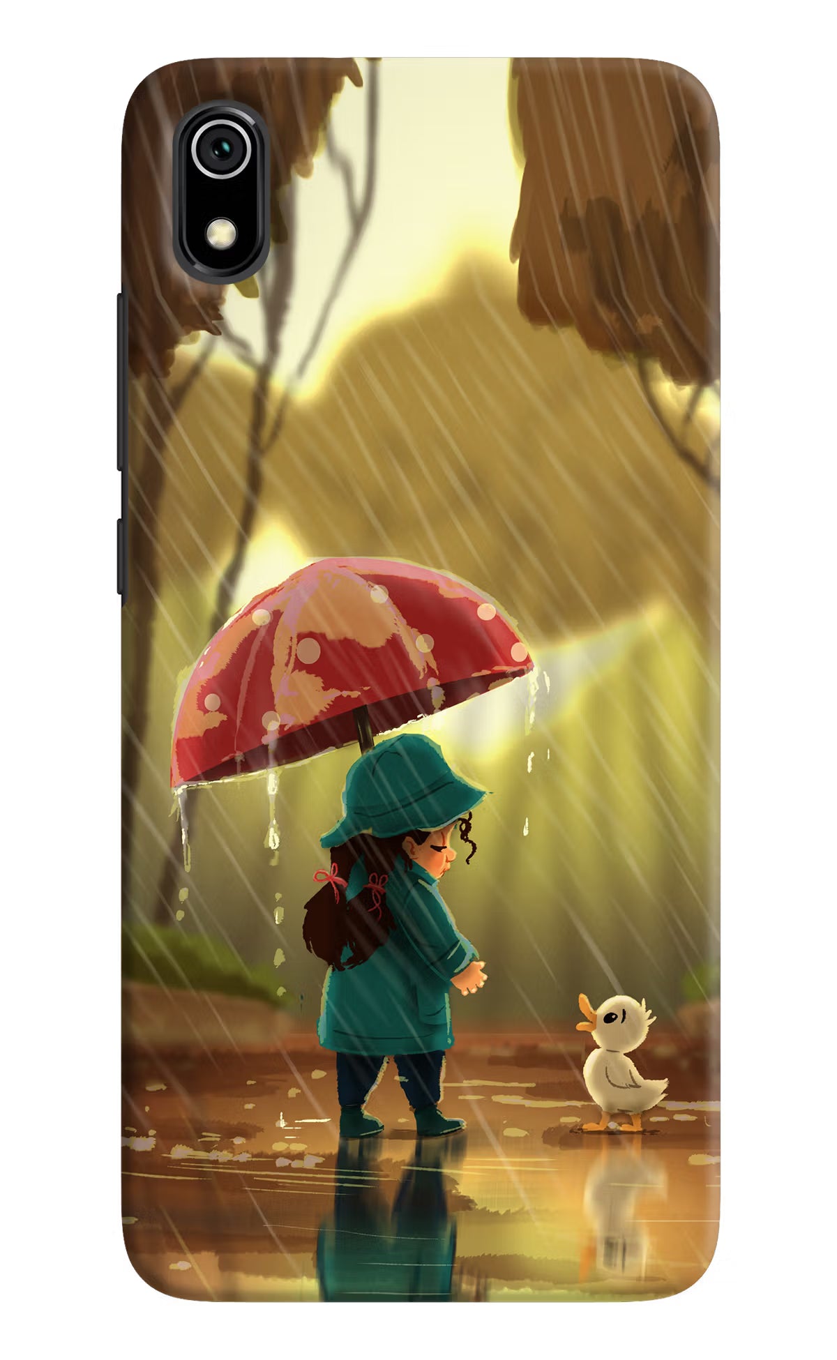 Rainy Day Redmi 7A Back Cover - Rainy Day Redmi 7A Hard Case Back Cover by Casekaro Rainy Day Redmi 7A Hard Case Back Cover by Casekaro