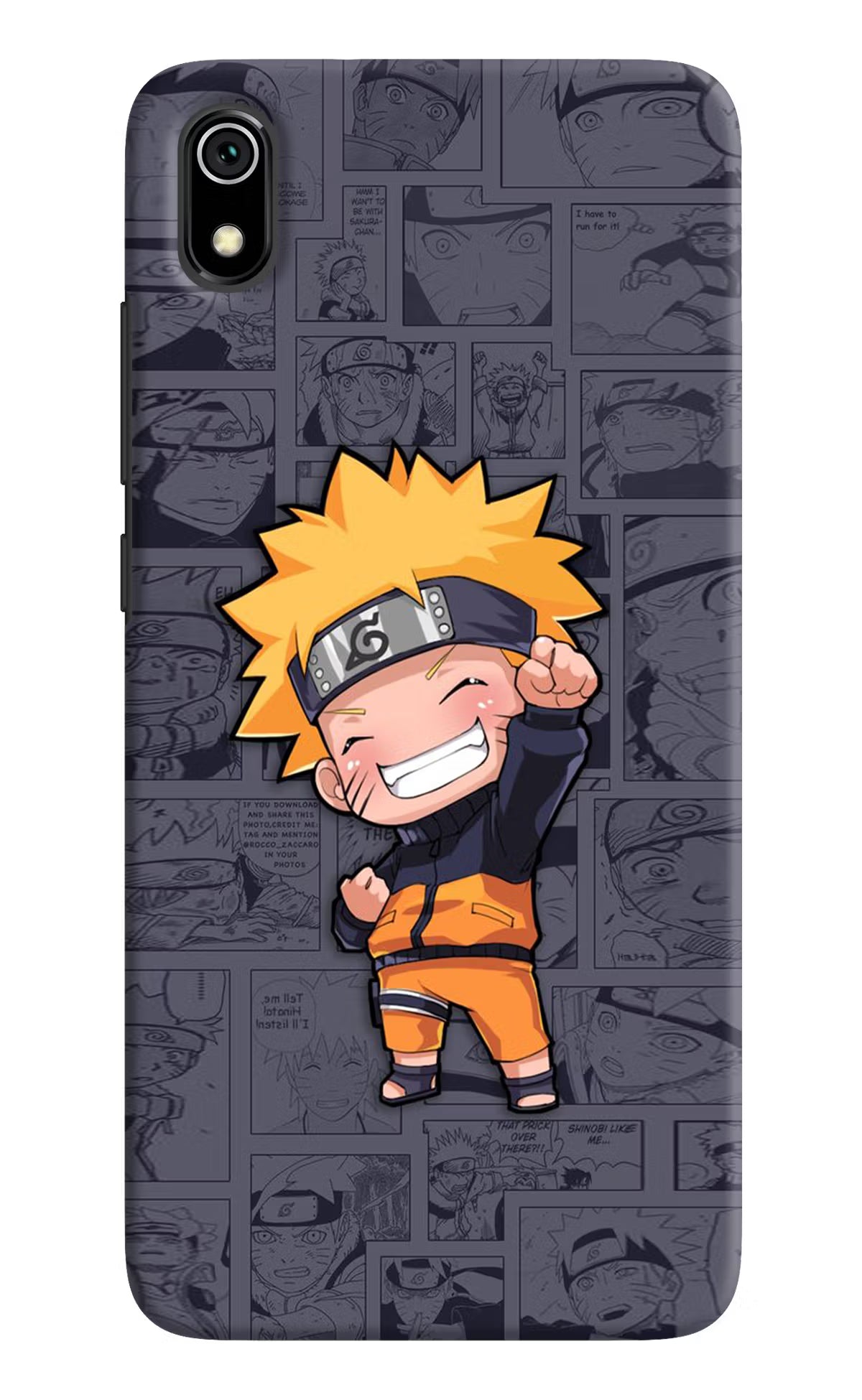 Chota Naruto Redmi 7A Back Cover - Chota Naruto Redmi 7A Hard Case Back Cover by Casekaro Chota Naruto Redmi 7A Hard Case Back Cover by Casekaro