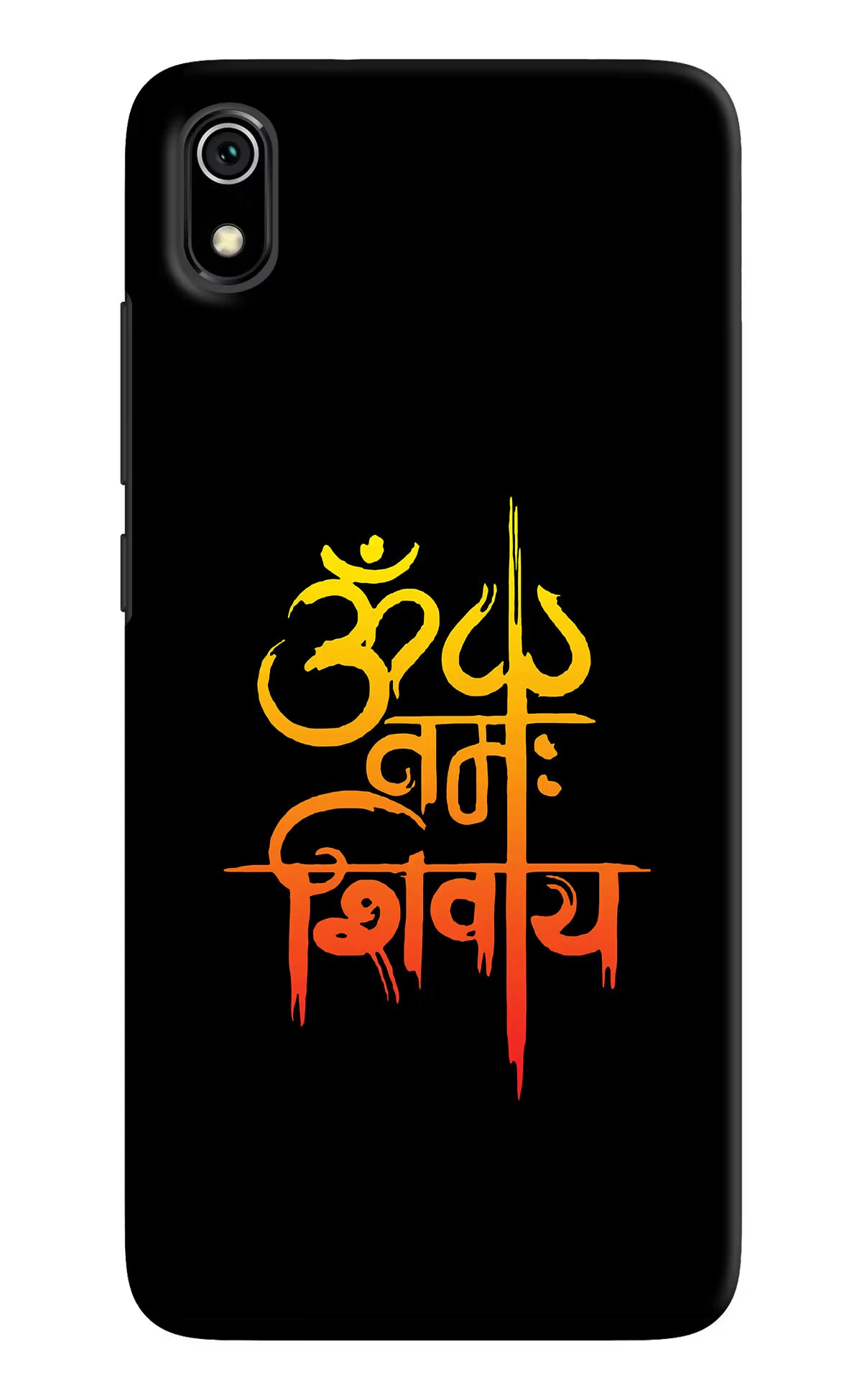 Om Namah Shivay Redmi 7A Back Cover - Om Namah Shivay Redmi 7A Hard Case Back Cover by Casekaro Om Namah Shivay Redmi 7A Hard Case Back Cover by Casekaro