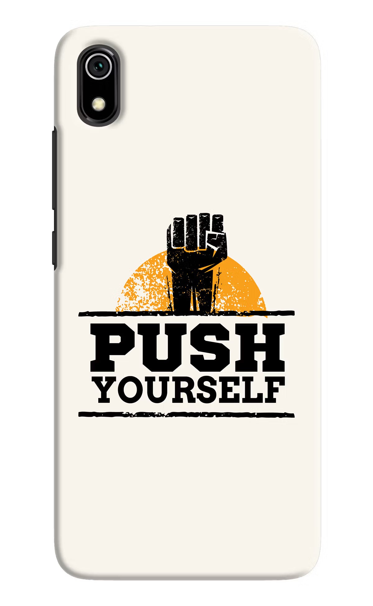 Push Yourself Redmi 7A Back Cover - Push Yourself Redmi 7A Hard Case Back Cover by Casekaro Push Yourself Redmi 7A Hard Case Back Cover by Casekaro