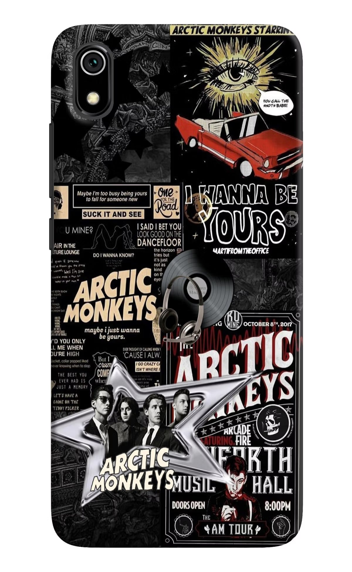 Arctic Monkeys Redmi 7A Back Cover - Arctic Monkeys Redmi 7A Hard Case Back Cover by Casekaro Arctic Monkeys Redmi 7A Hard Case Back Cover by Casekaro