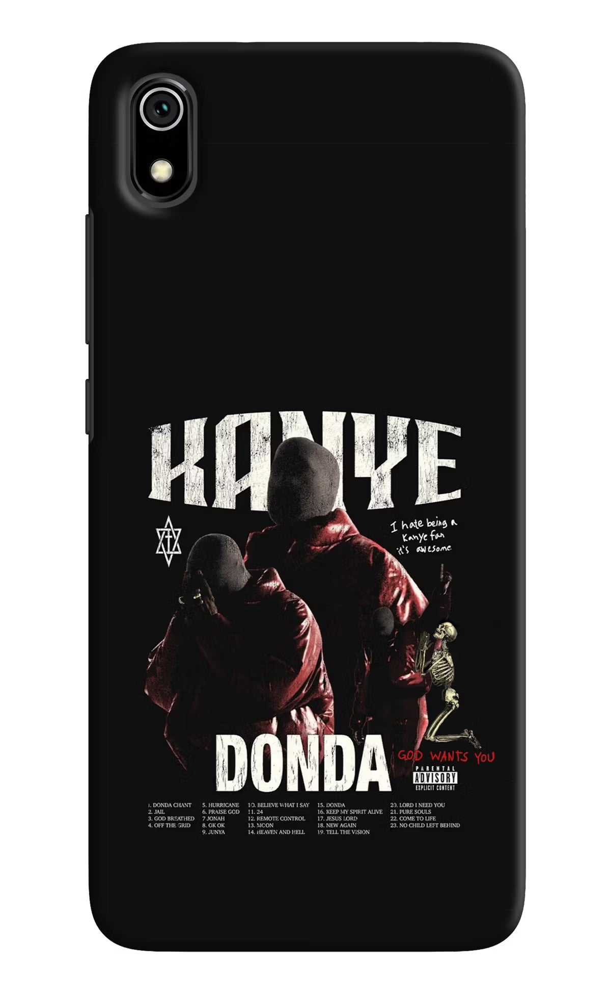 Donda Kanye West Redmi 7A Back Cover - Donda Kanye West Redmi 7A Hard Case Back Cover by Casekaro Donda Kanye West Redmi 7A Hard Case Back Cover by Casekaro