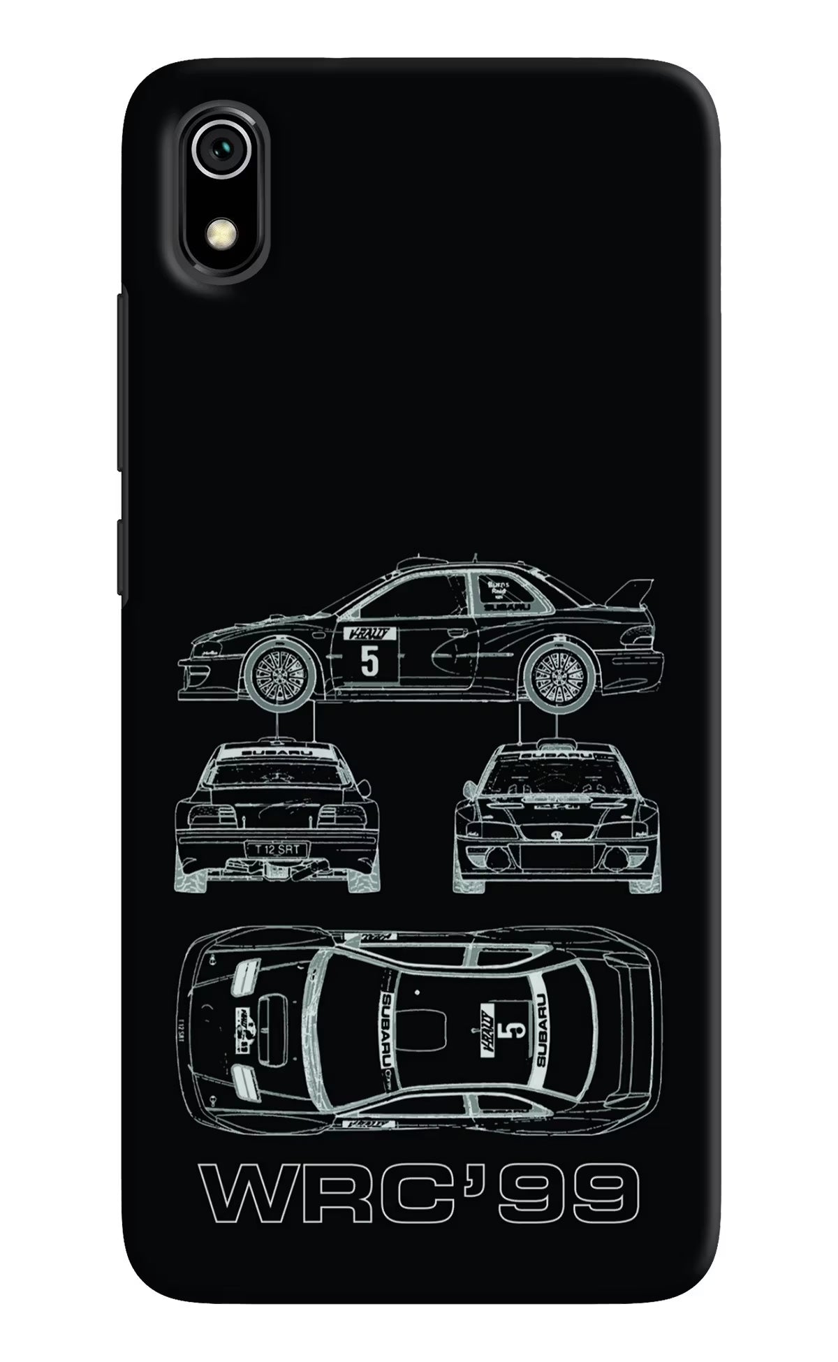 WRC'99 Redmi 7A Back Cover - WRC'99 Redmi 7A Hard Case Back Cover by Casekaro WRC'99 Redmi 7A Hard Case Back Cover by Casekaro