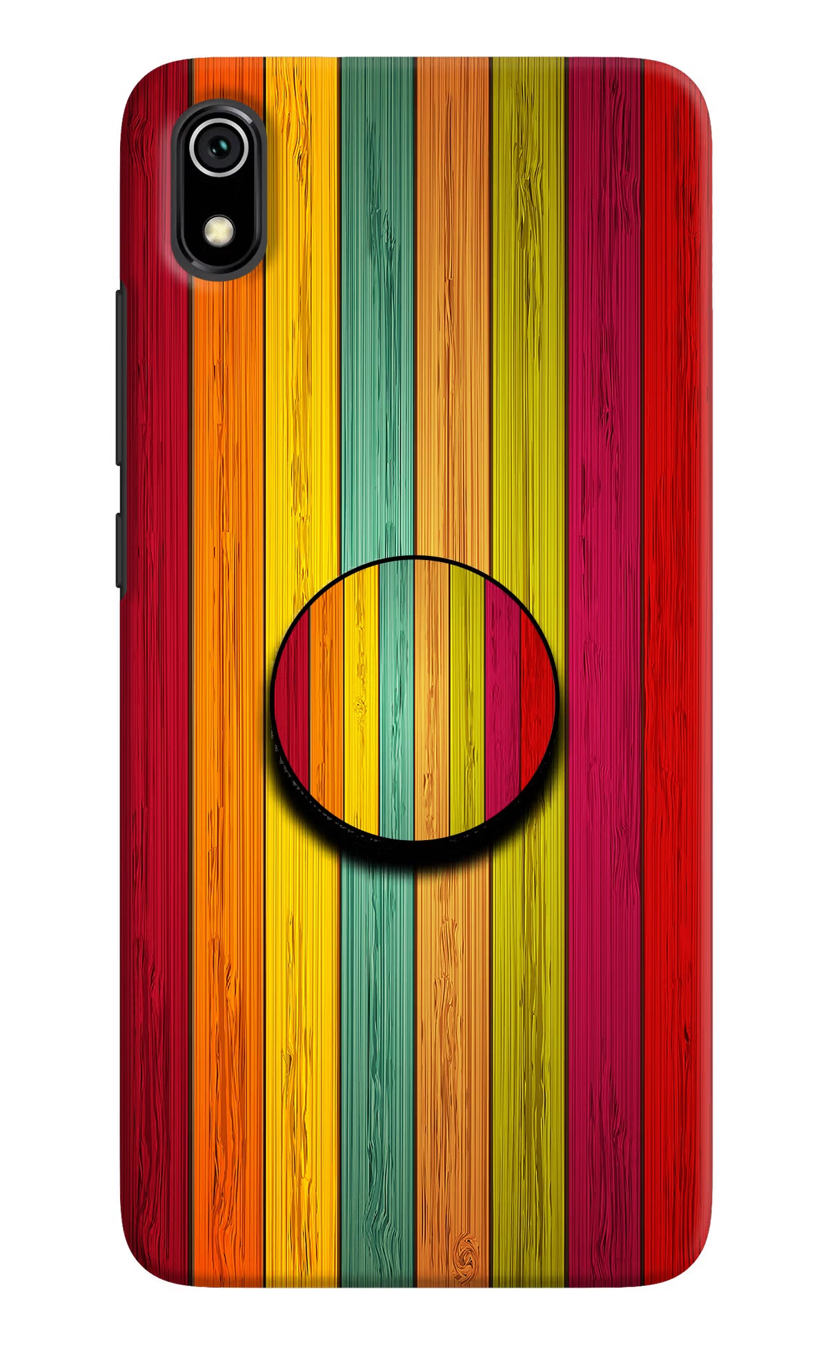 Multicolor Wooden Redmi 7A Pop Case - Multicolor Wooden Redmi 7A Pop Case by Casekaro Multicolor Wooden Redmi 7A Pop Case by Casekaro