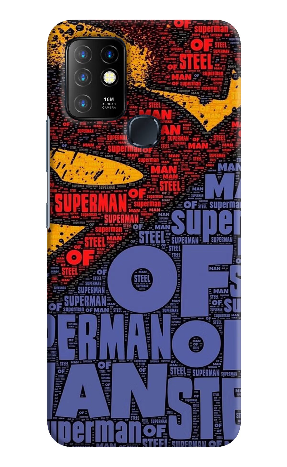 Superman Infinix Hot 10 Back Cover - Superman Infinix Hot 10 Hard Case Back Cover by Casekaro Superman Infinix Hot 10 Hard Case Back Cover by Casekaro