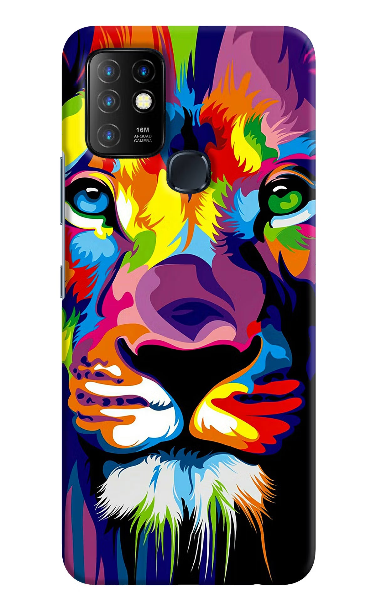Lion Infinix Hot 10 Back Cover - Lion Infinix Hot 10 Hard Case Back Cover by Casekaro Lion Infinix Hot 10 Hard Case Back Cover by Casekaro