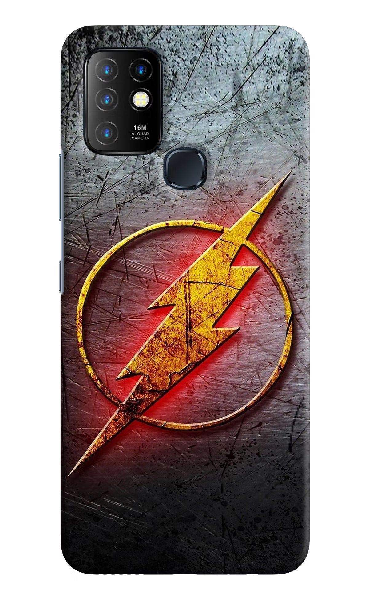 Flash Infinix Hot 10 Back Cover - Flash Infinix Hot 10 Hard Case Back Cover by Casekaro Flash Infinix Hot 10 Hard Case Back Cover by Casekaro