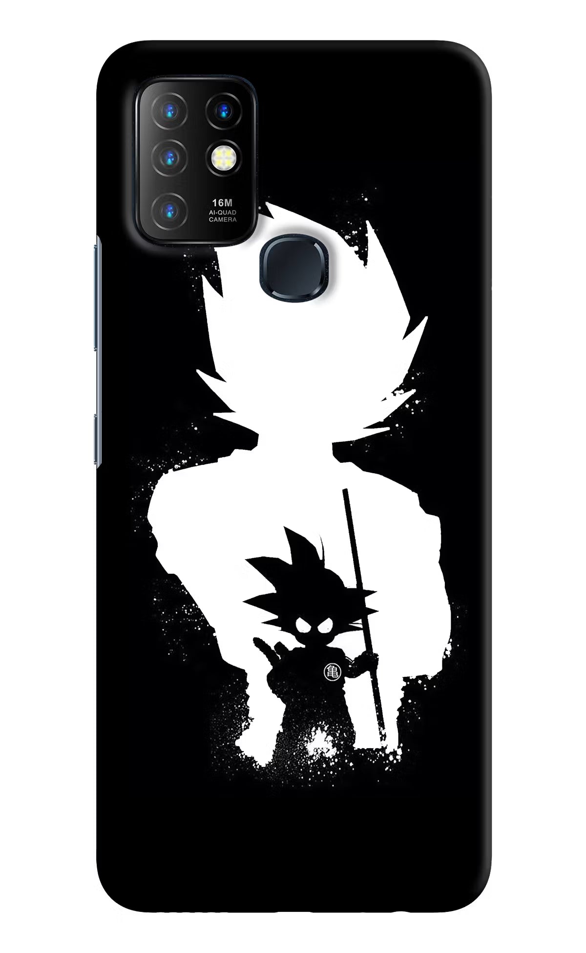 Goku Shadow Infinix Hot 10 Back Cover - Goku Shadow Infinix Hot 10 Hard Case Back Cover by Casekaro Goku Shadow Infinix Hot 10 Hard Case Back Cover by Casekaro