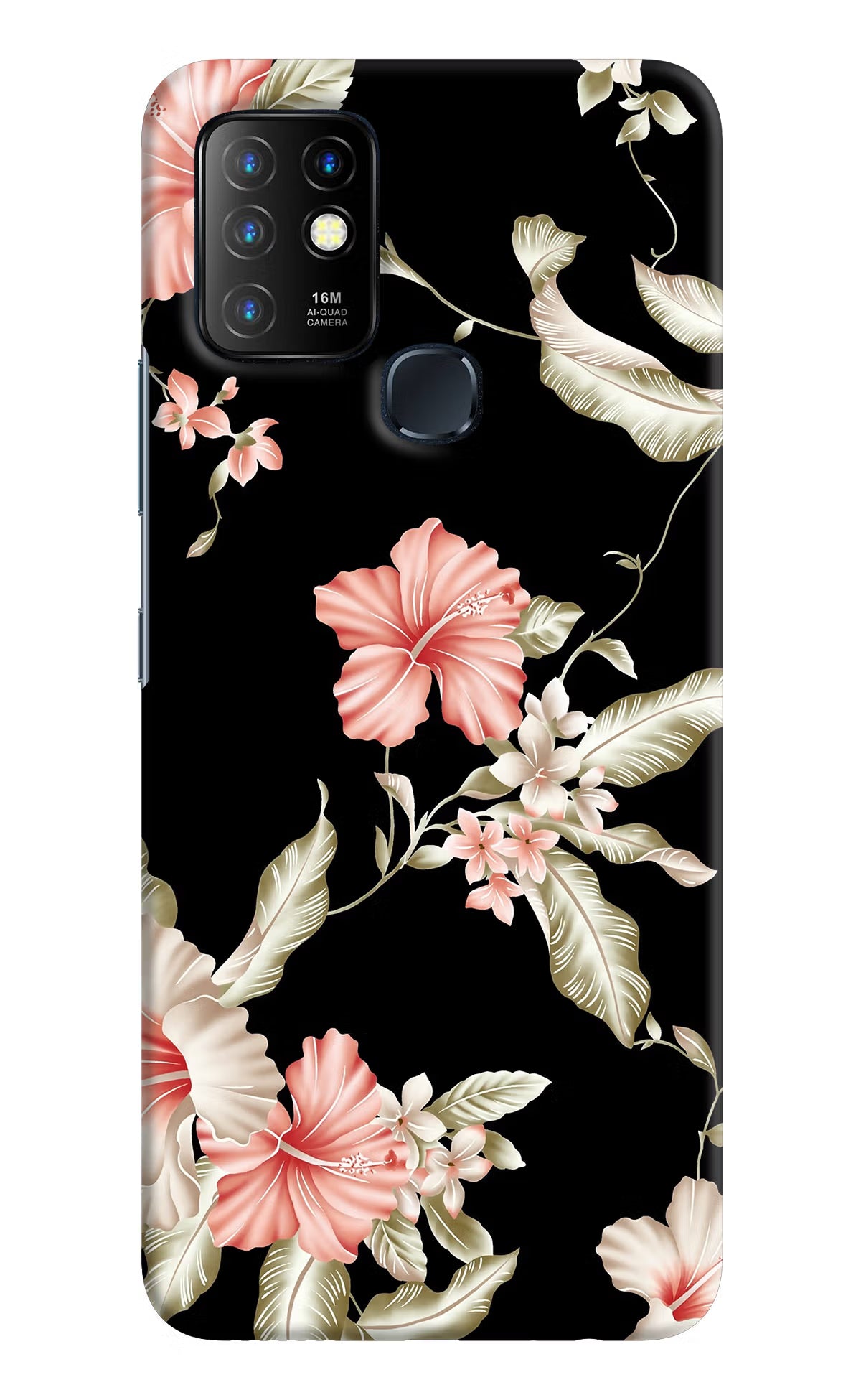 Flowers Infinix Hot 10 Back Cover - Flowers Infinix Hot 10 Hard Case Back Cover by Casekaro Flowers Infinix Hot 10 Hard Case Back Cover by Casekaro