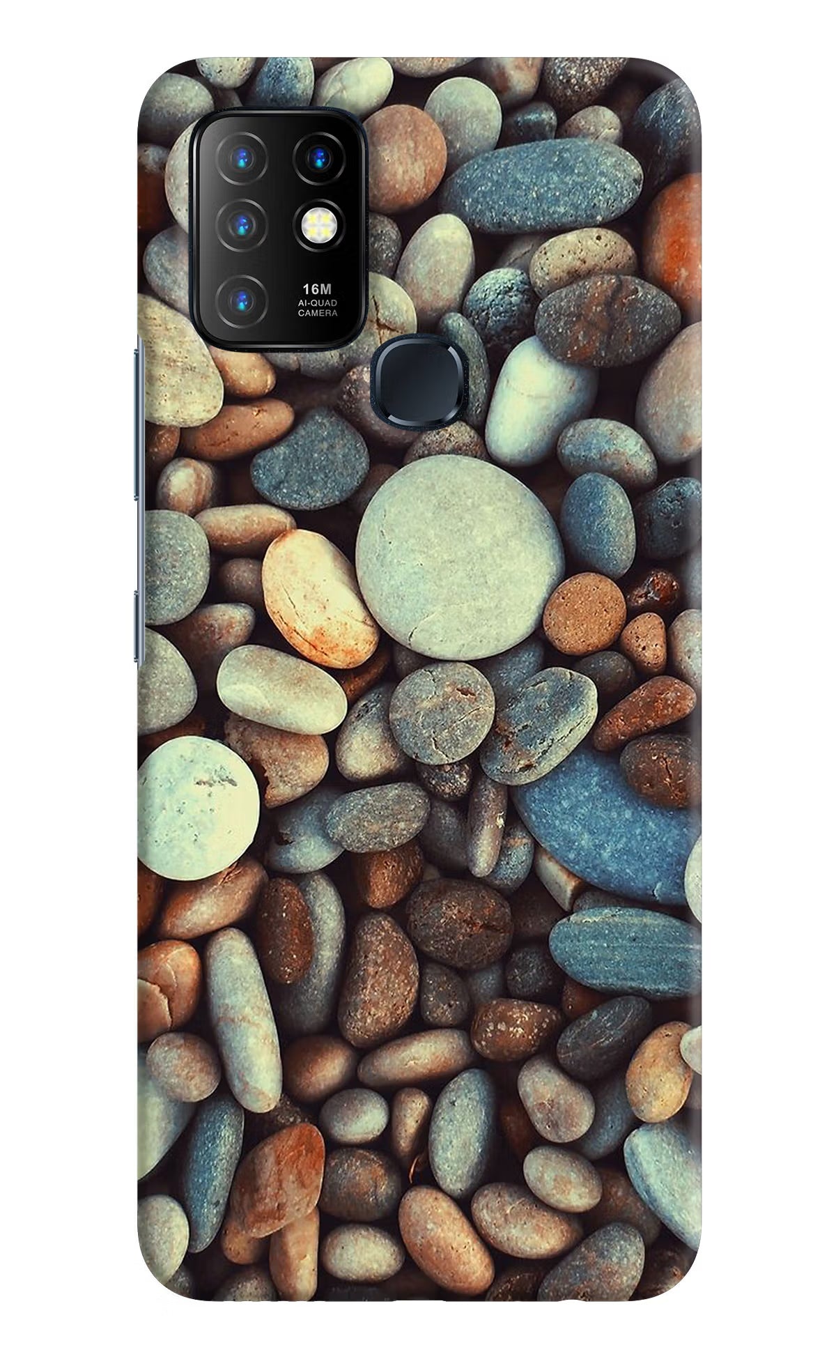 Pebble Infinix Hot 10 Back Cover - Pebble Infinix Hot 10 Hard Case Back Cover by Casekaro Pebble Infinix Hot 10 Hard Case Back Cover by Casekaro