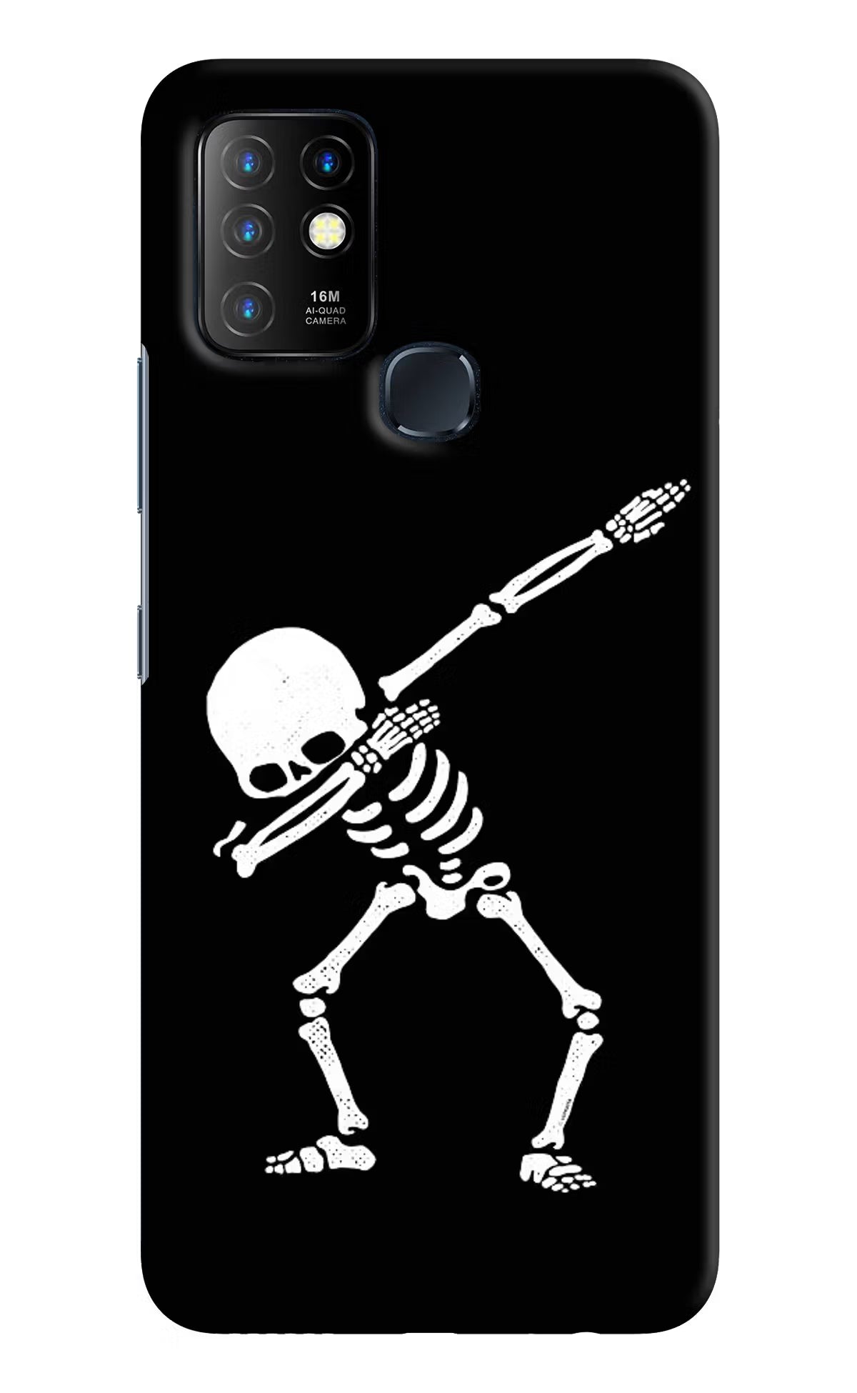 Dabbing Skeleton Art Infinix Hot 10 Back Cover - Dabbing Skeleton Art Infinix Hot 10 Hard Case Back Cover by Casekaro Dabbing Skeleton Art Infinix Hot 10 Hard Case Back Cover by Casekaro