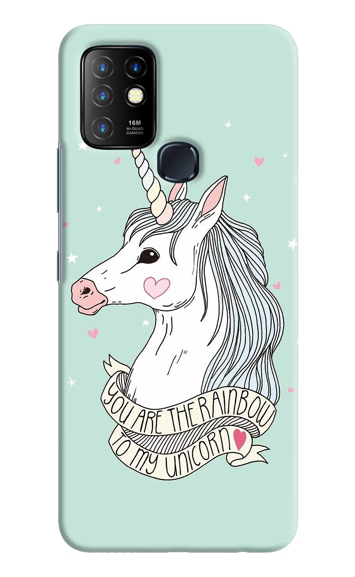 Unicorn Wallpaper Infinix Hot 10 Back Cover - Unicorn Wallpaper Infinix Hot 10 Hard Case Back Cover by Casekaro Unicorn Wallpaper Infinix Hot 10 Hard Case Back Cover by Casekaro