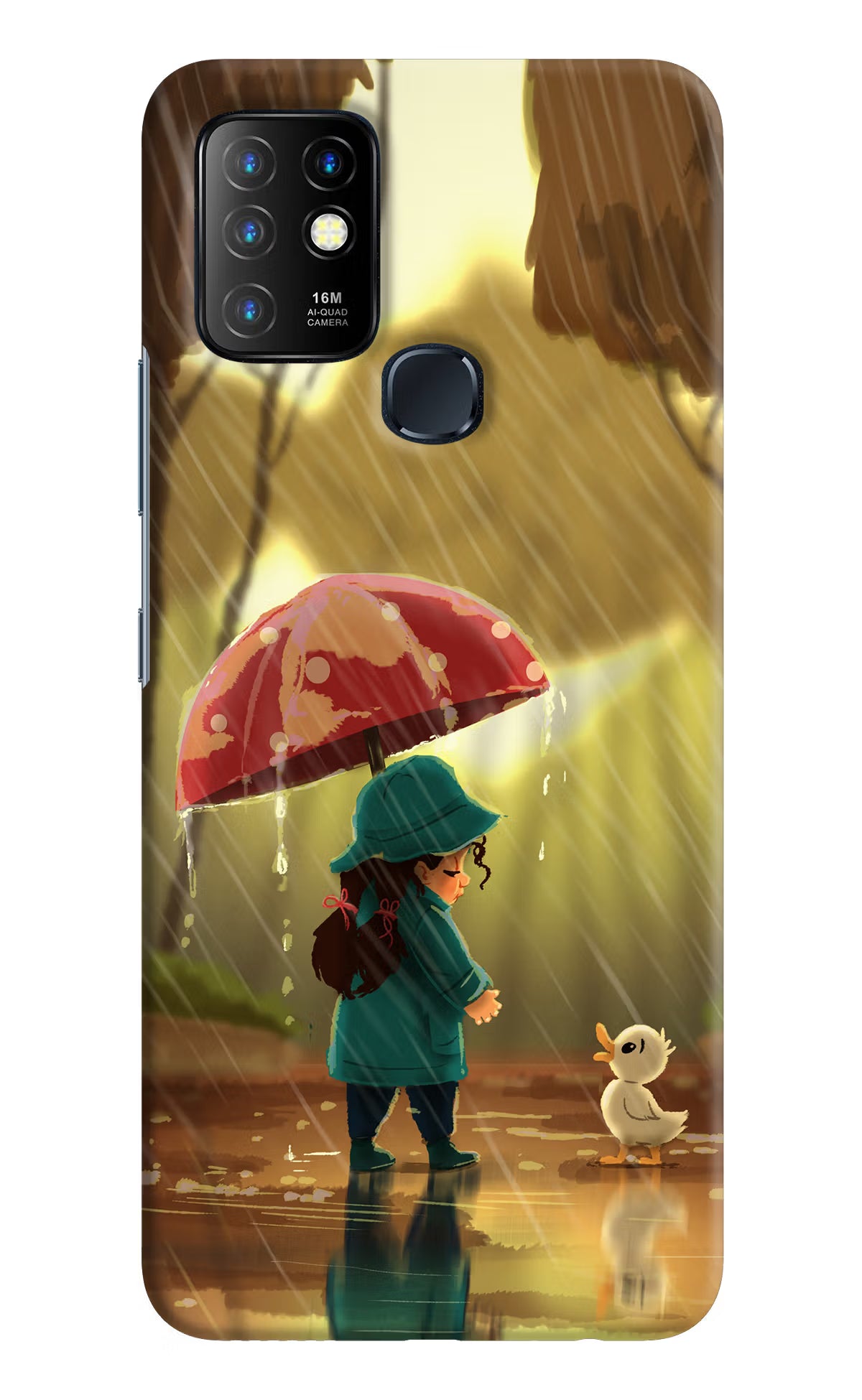 Rainy Day Infinix Hot 10 Back Cover - Rainy Day Infinix Hot 10 Hard Case Back Cover by Casekaro Rainy Day Infinix Hot 10 Hard Case Back Cover by Casekaro